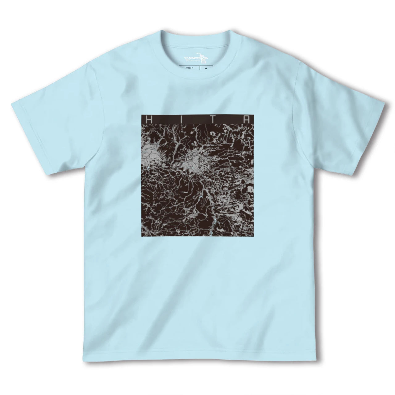 【日田(大分県)】地図柄ヘビーウェイトTシャツ