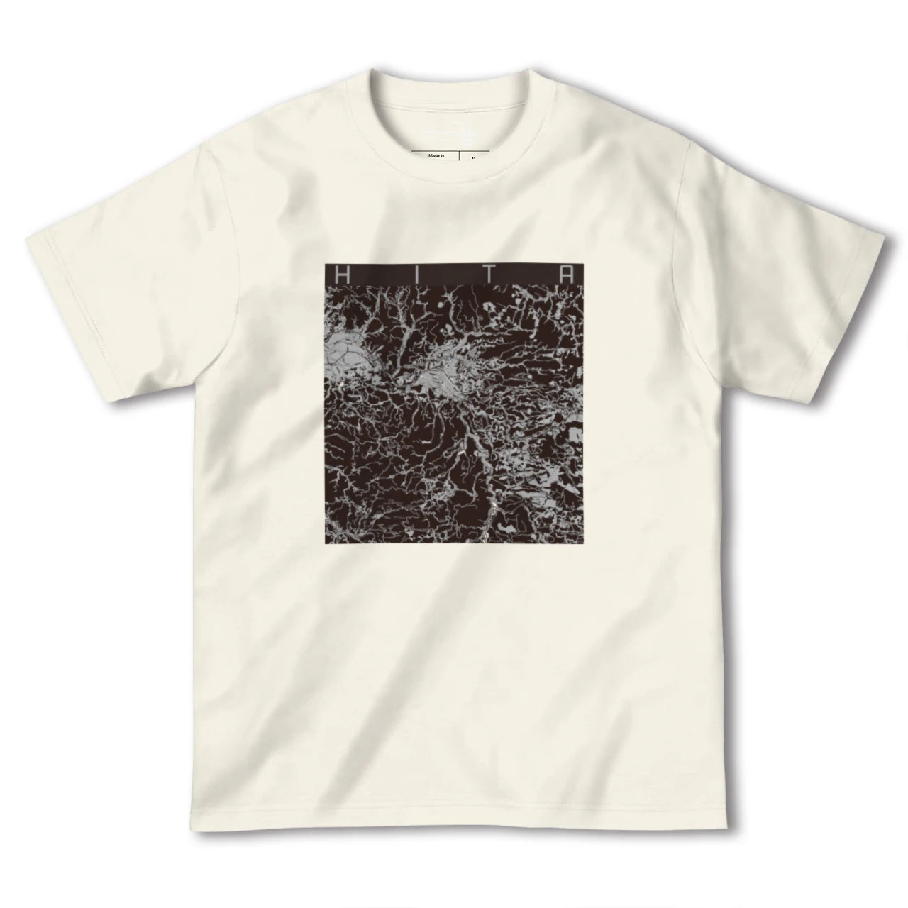 【日田(大分県)】地図柄ヘビーウェイトTシャツ