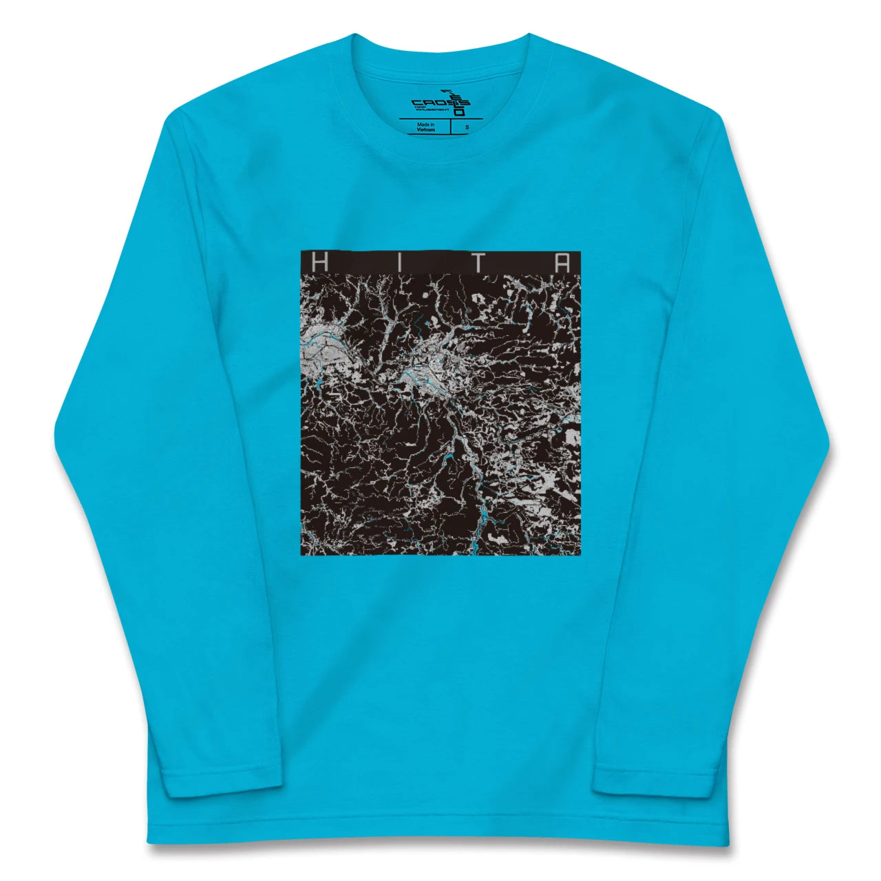 【日田(大分県)】地図柄ロングスリーブTシャツ