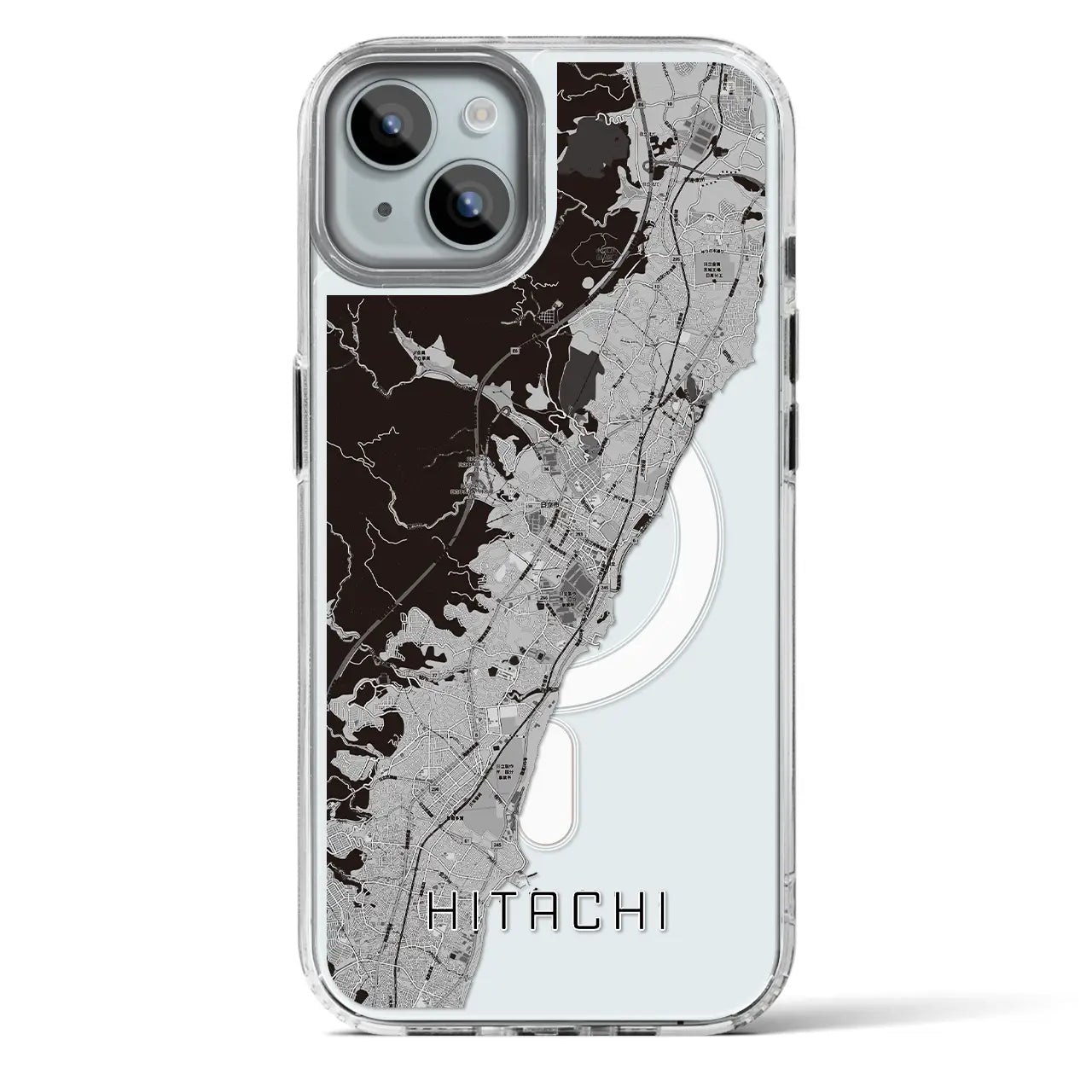 【日立(茨城県)】地図柄iPhoneケース(MagSafeタイプ)