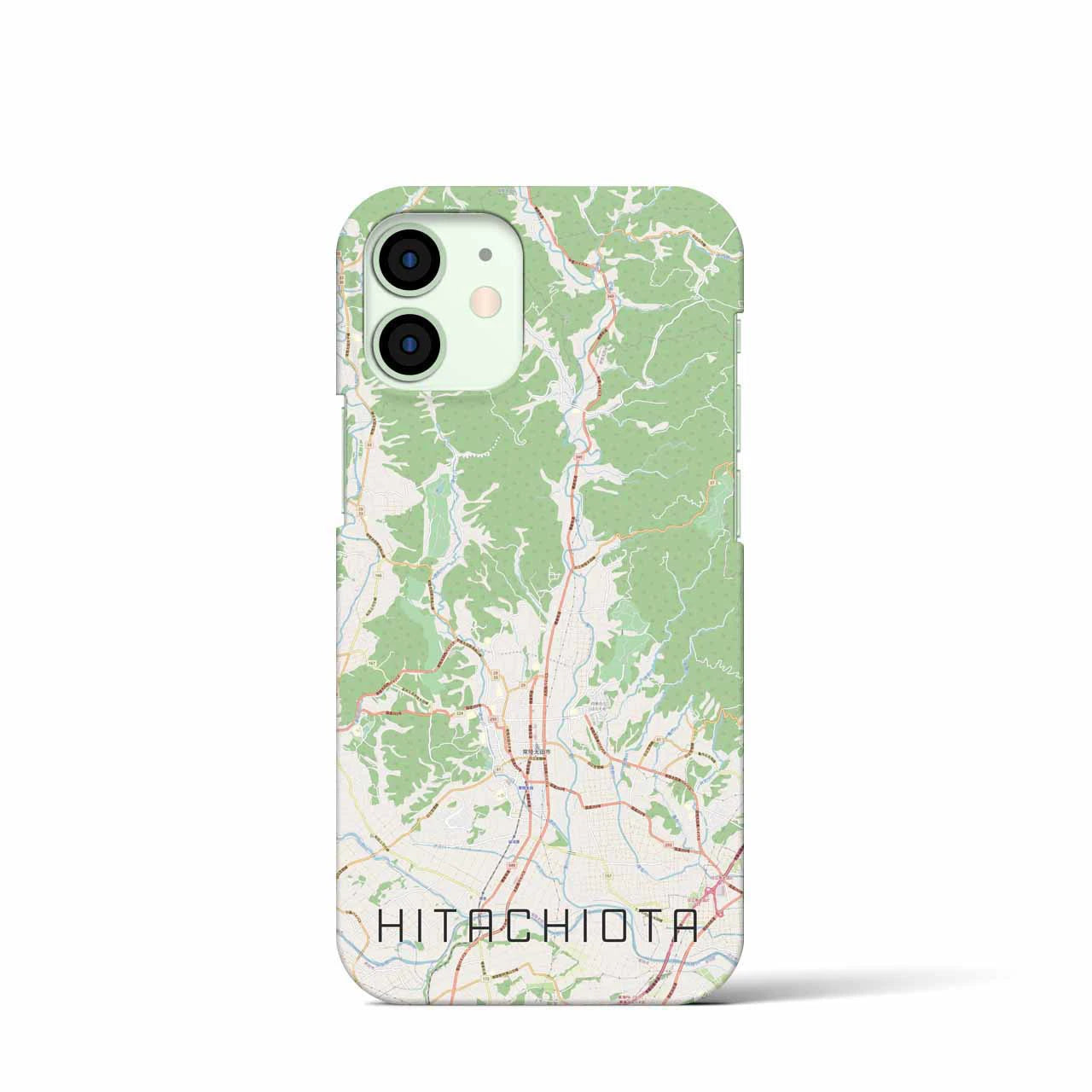 【常陸太田(茨城県)】地図柄iPhoneケース(バックカバータイプ)