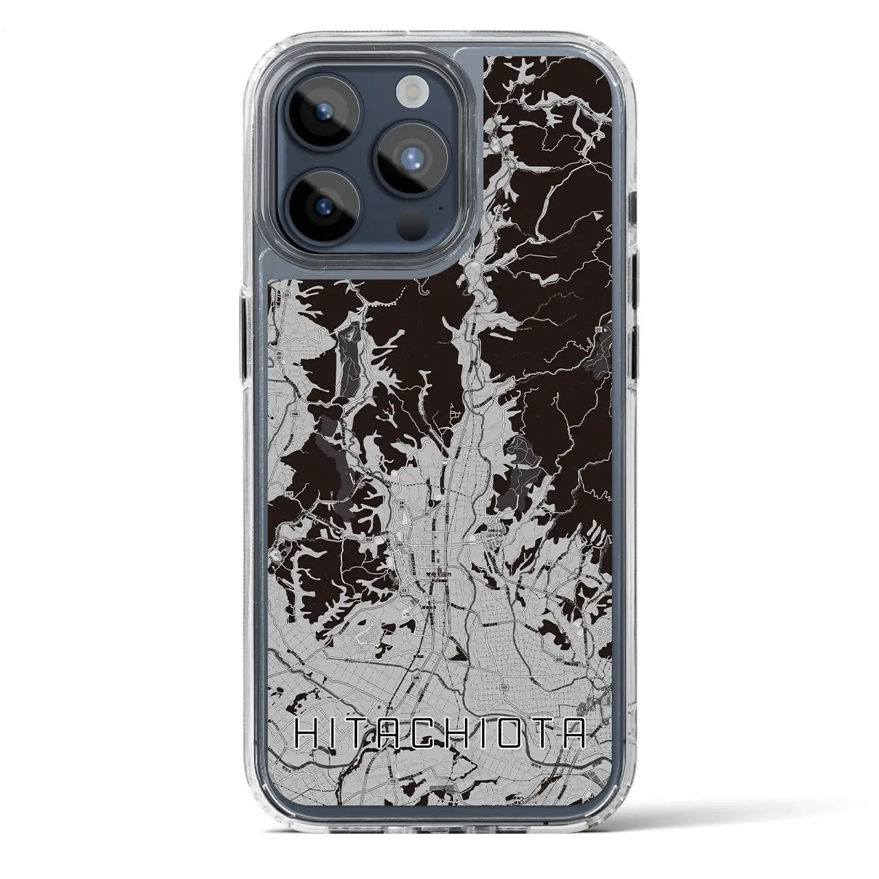 【常陸太田(茨城県)】地図柄iPhoneケース(MagSafeタイプ)