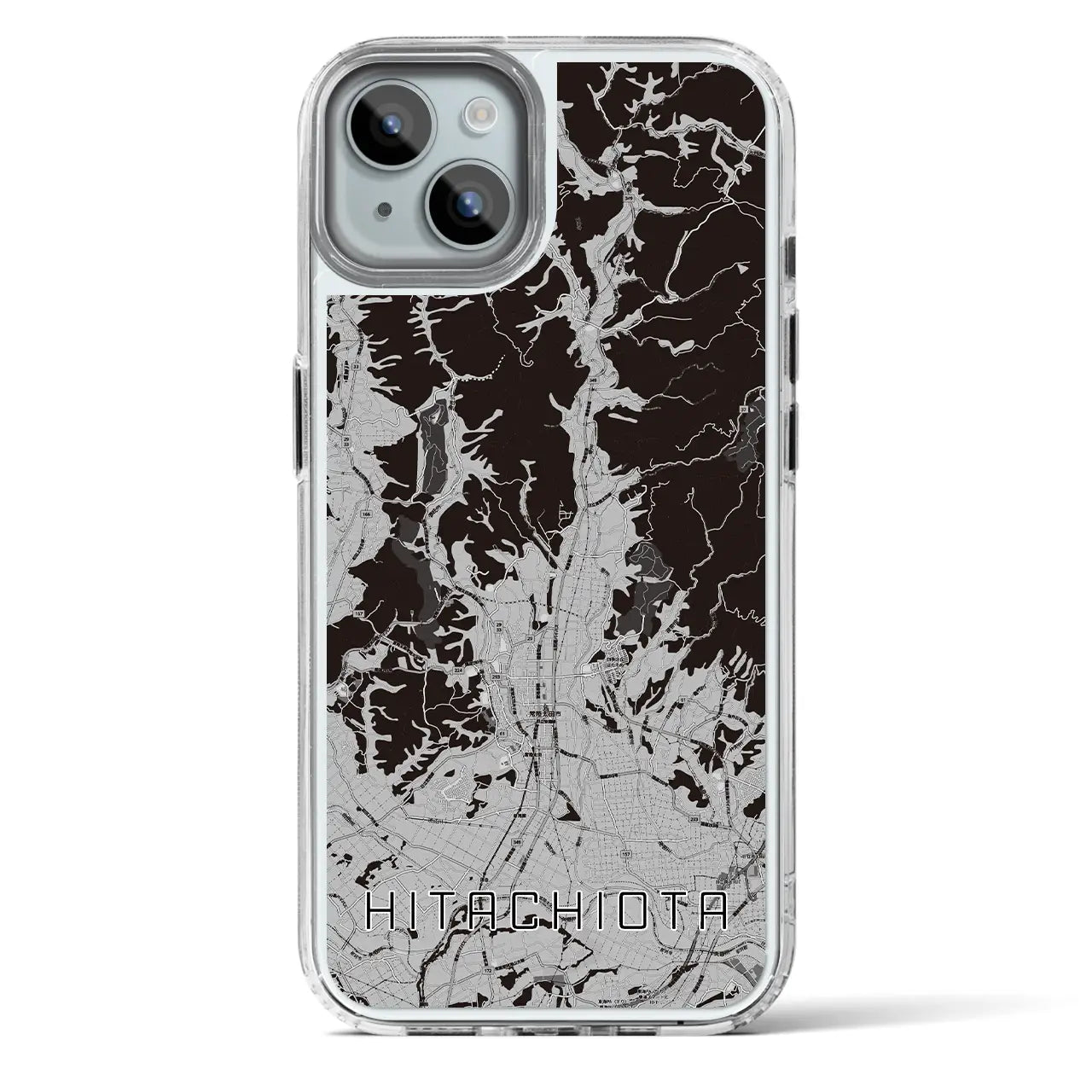 【常陸太田(茨城県)】地図柄iPhoneケース(MagSafeタイプ)