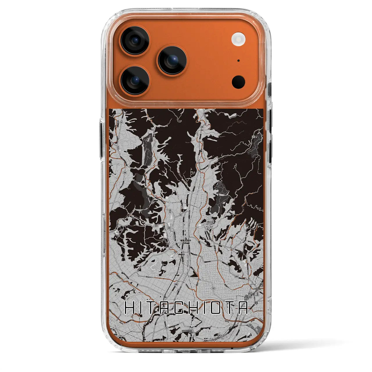 【常陸太田(茨城県)】地図柄iPhoneケース(MagSafeタイプ)