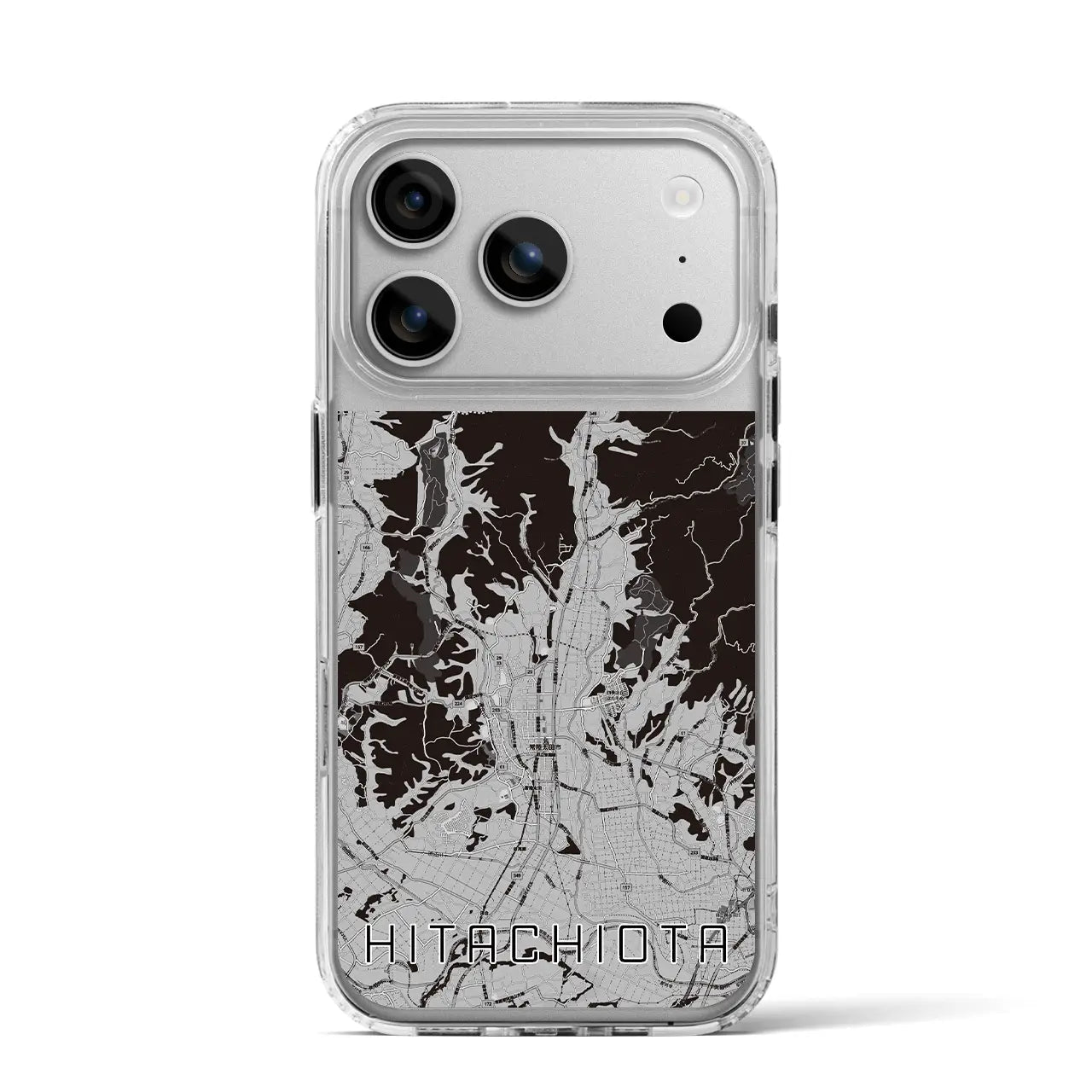 【常陸太田(茨城県)】地図柄iPhoneケース(MagSafeタイプ)