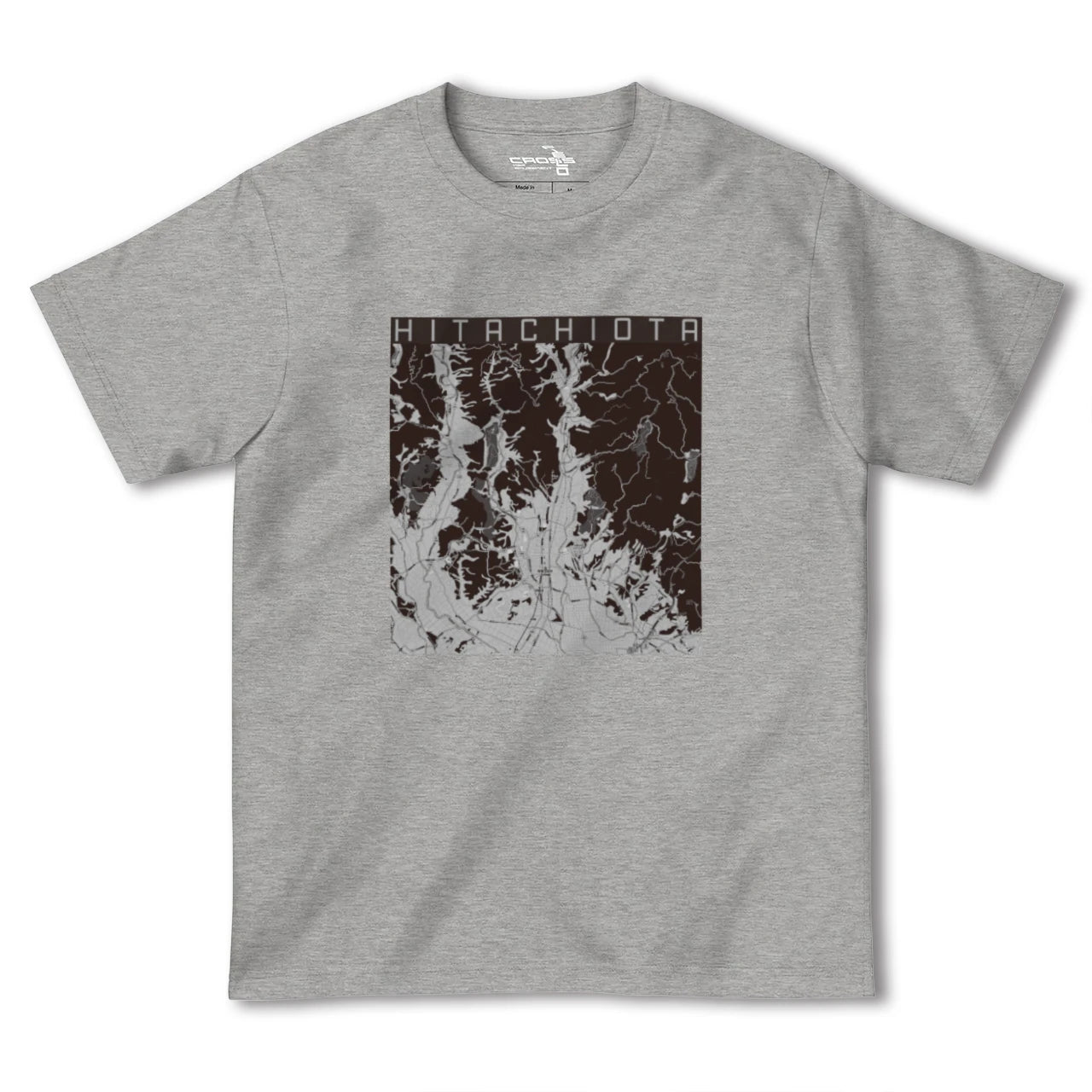 【常陸太田(茨城県)】地図柄ヘビーウェイトTシャツ