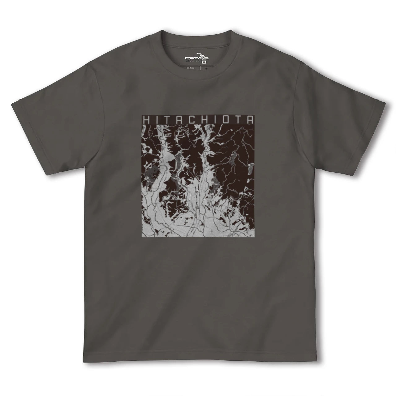 【常陸太田(茨城県)】地図柄ヘビーウェイトTシャツ