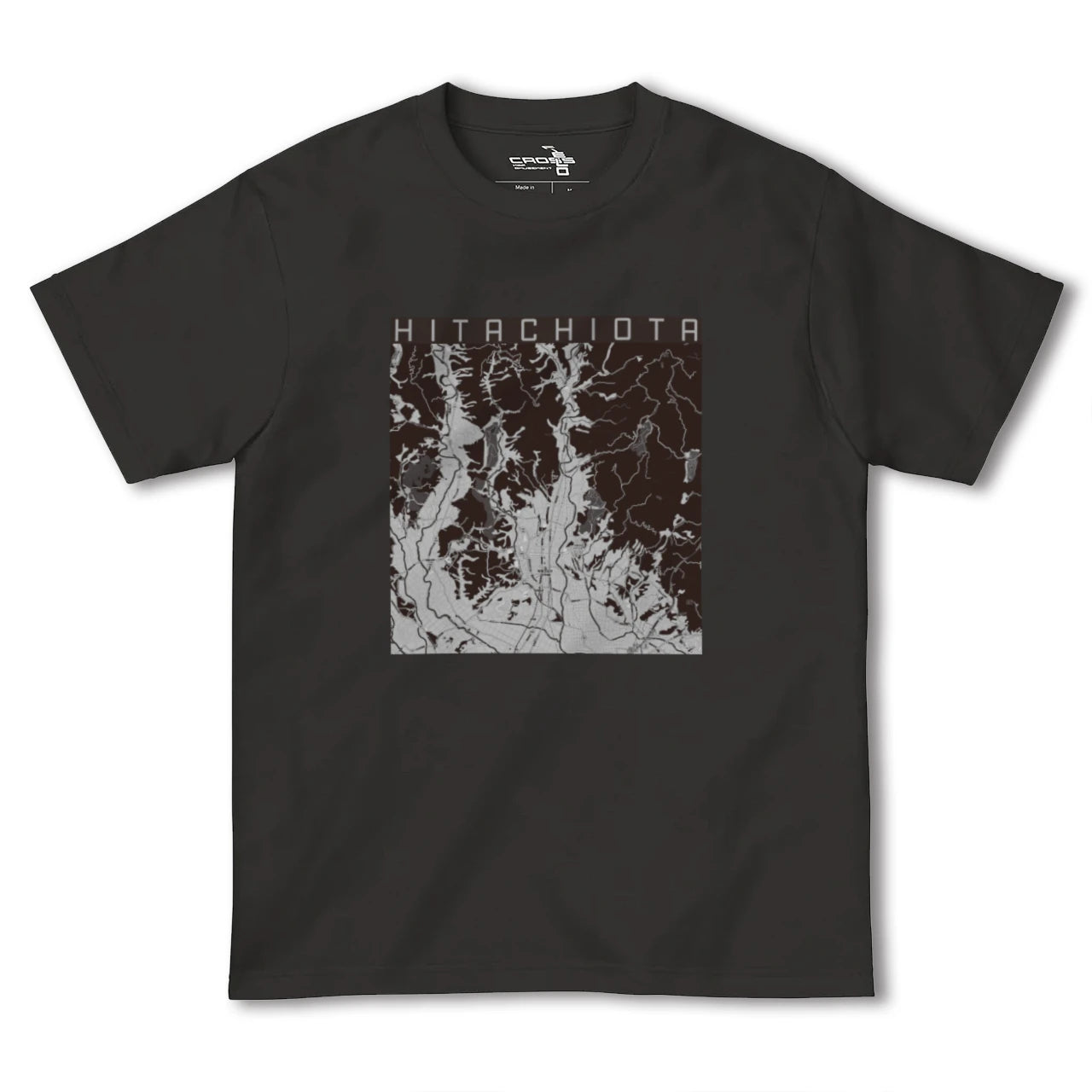 【常陸太田(茨城県)】地図柄ヘビーウェイトTシャツ