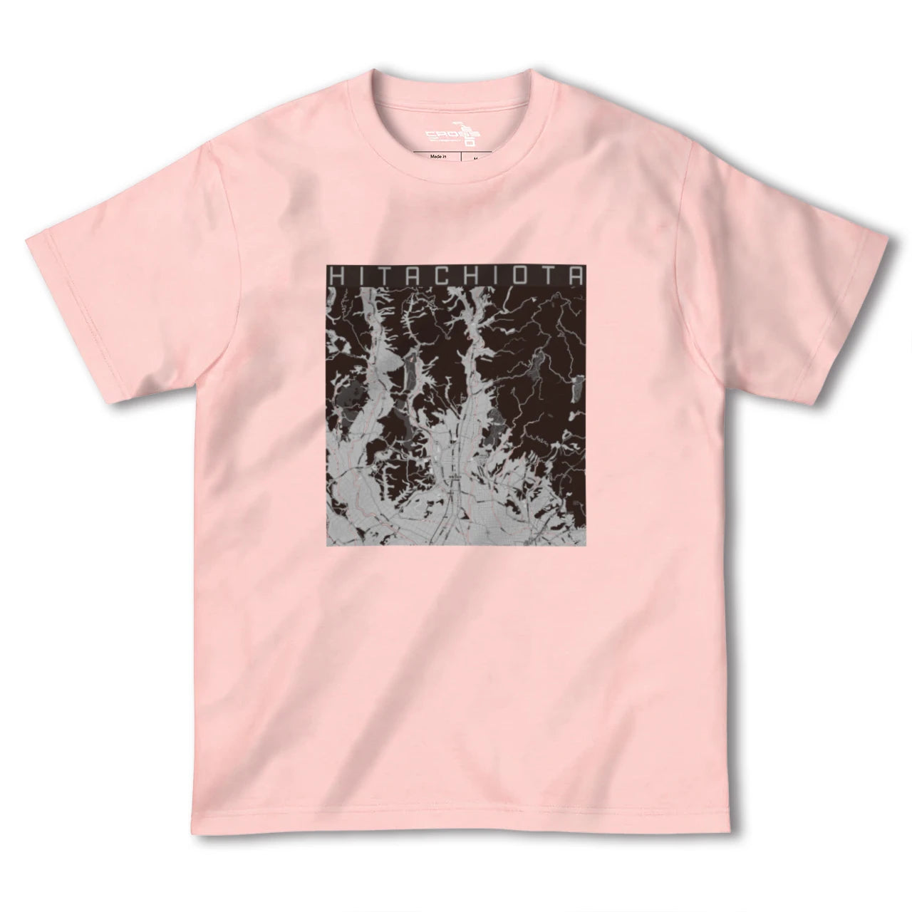 【常陸太田(茨城県)】地図柄ヘビーウェイトTシャツ