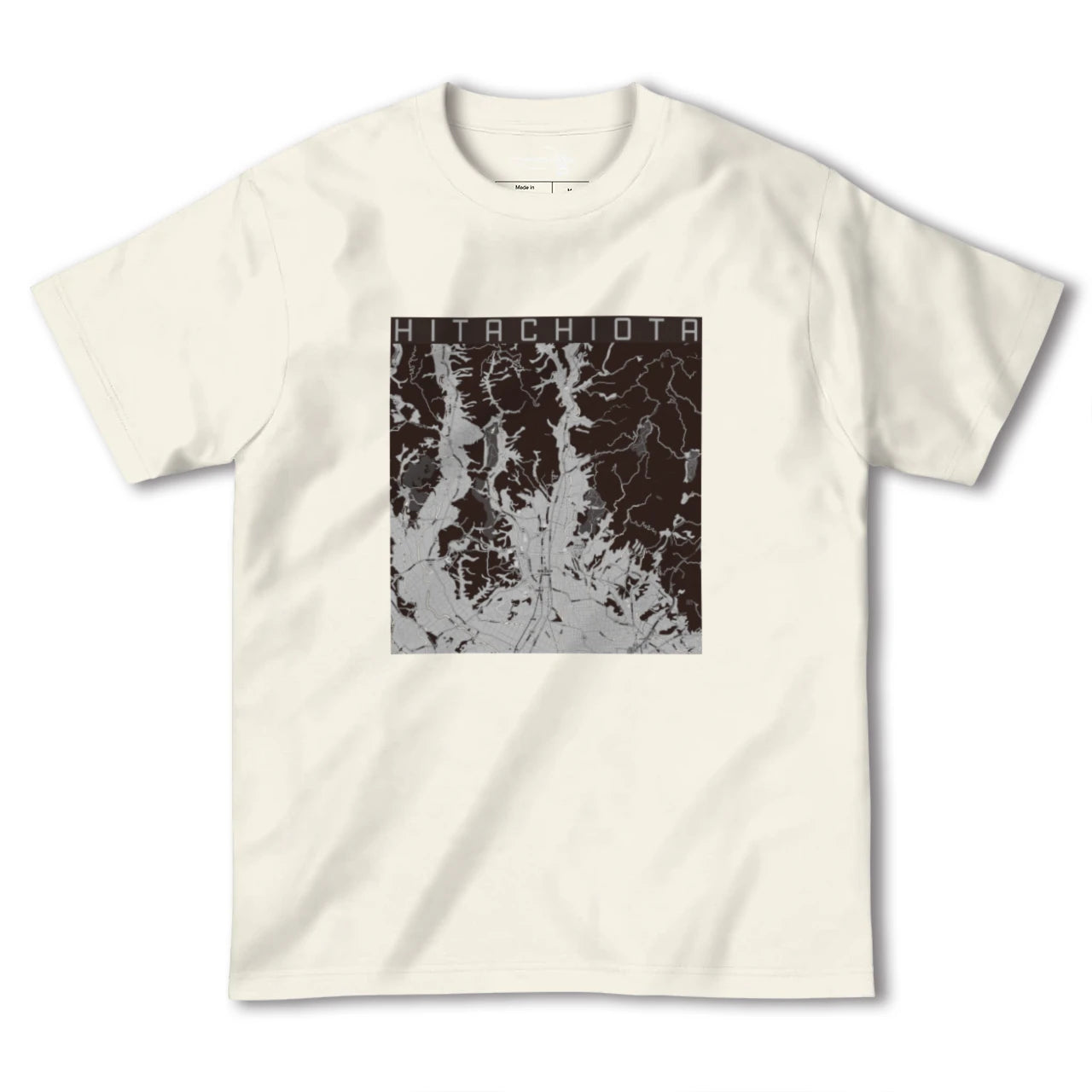 【常陸太田(茨城県)】地図柄ヘビーウェイトTシャツ