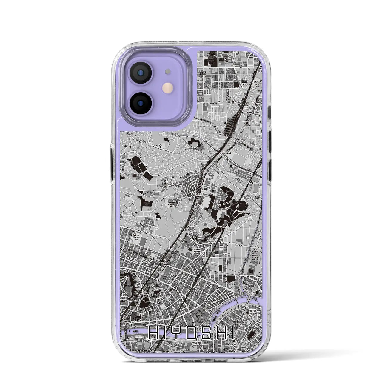 【日吉(神奈川県)】地図柄iPhoneケース(MagSafeタイプ)