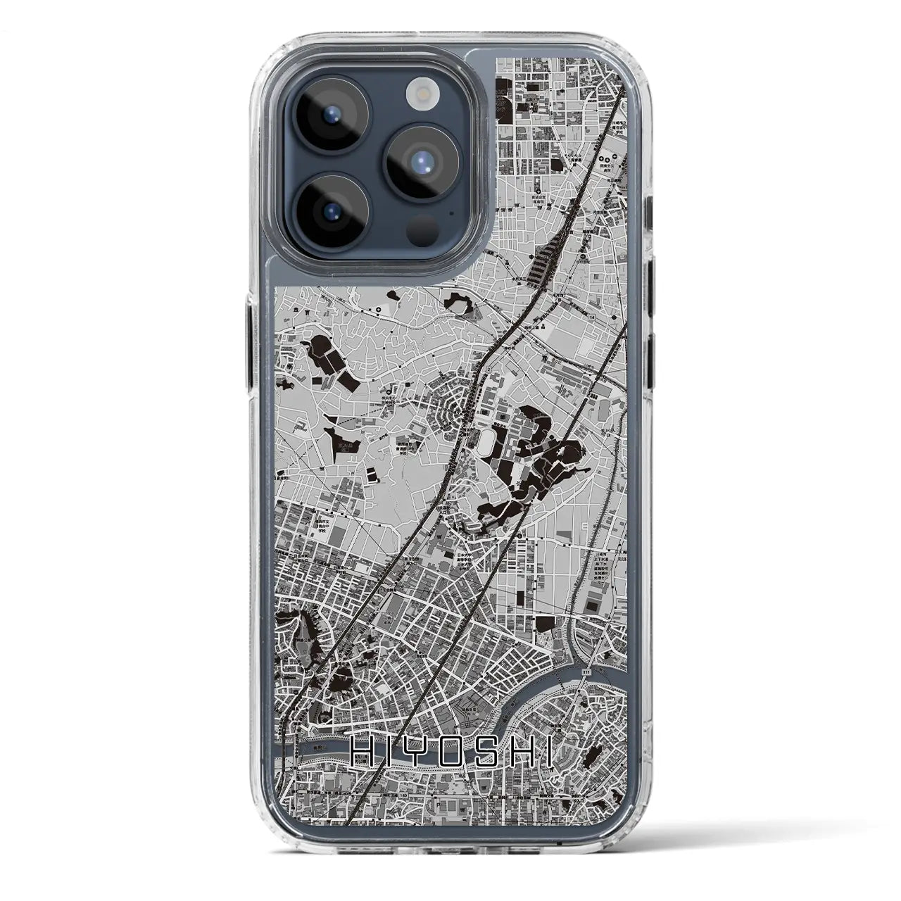 【日吉(神奈川県)】地図柄iPhoneケース(MagSafeタイプ)