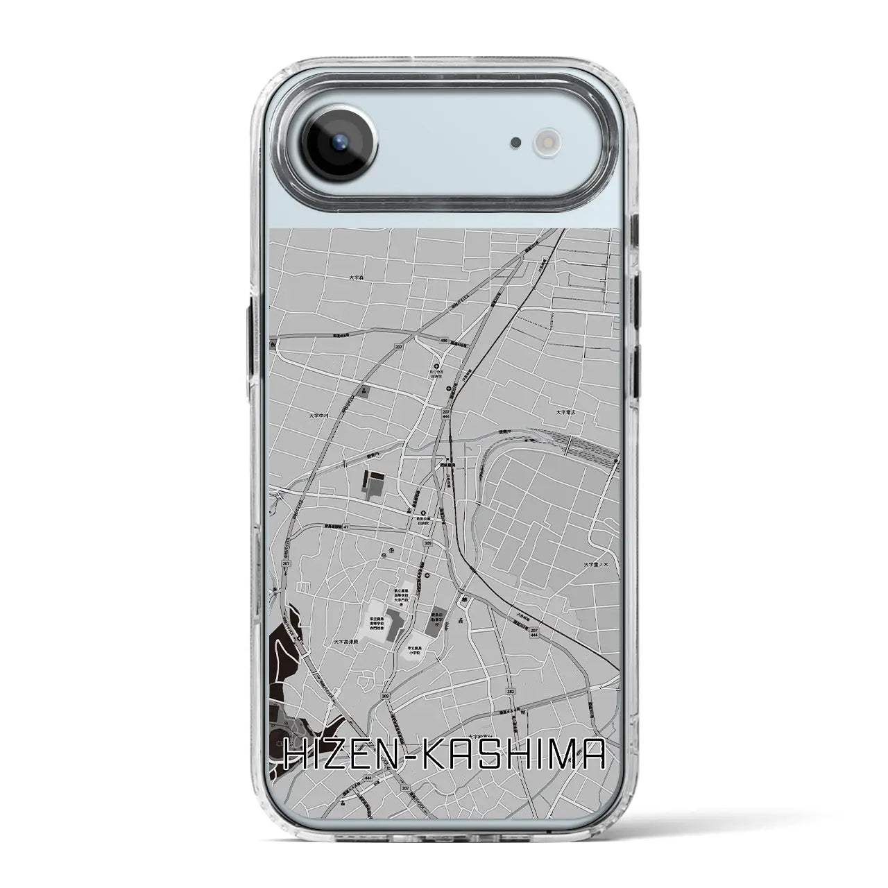 【肥前鹿島(佐賀県)】地図柄iPhoneケース(MagSafeタイプ)