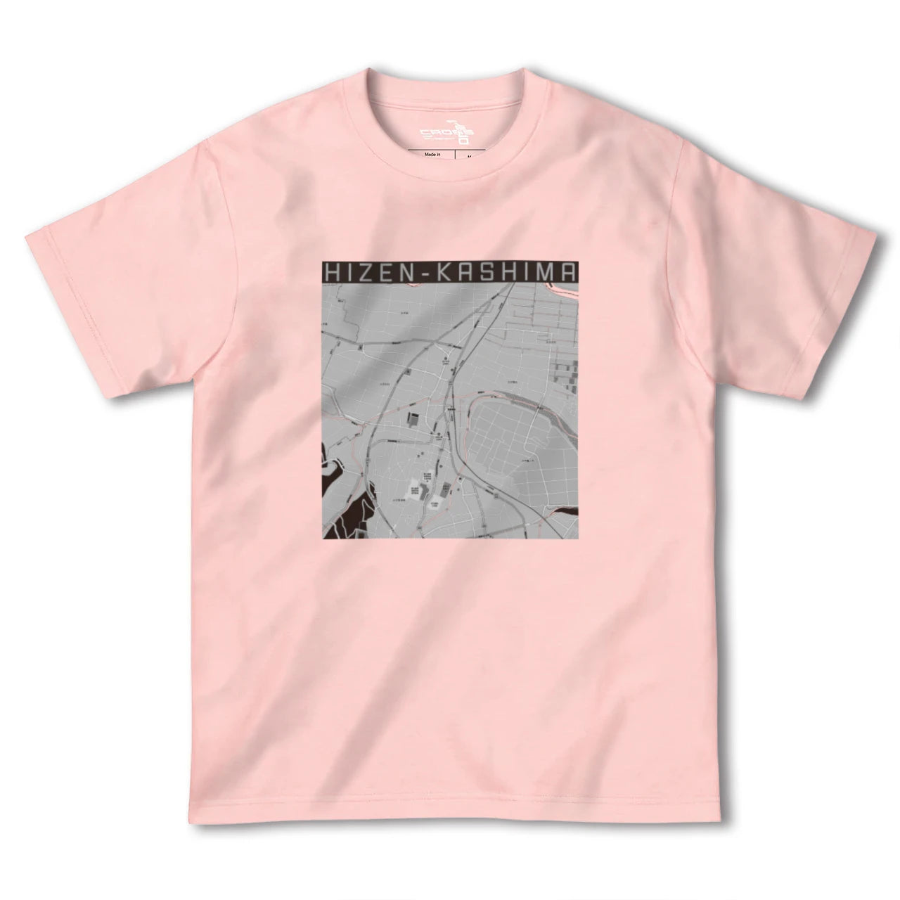 【肥前鹿島(佐賀県)】地図柄ヘビーウェイトTシャツ