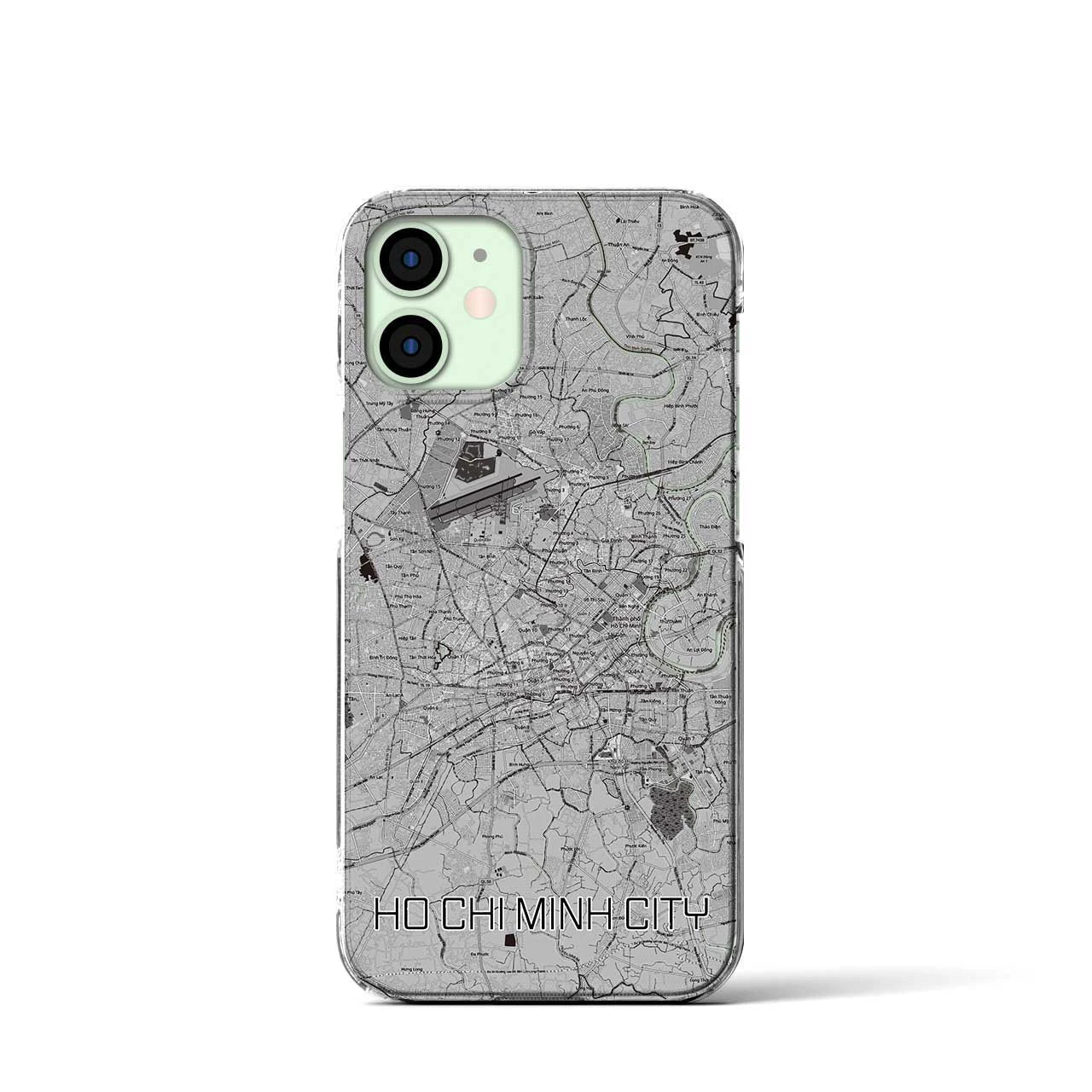 【ホーチミン(ベトナム)】地図柄iPhoneケース(クリアタイプ)