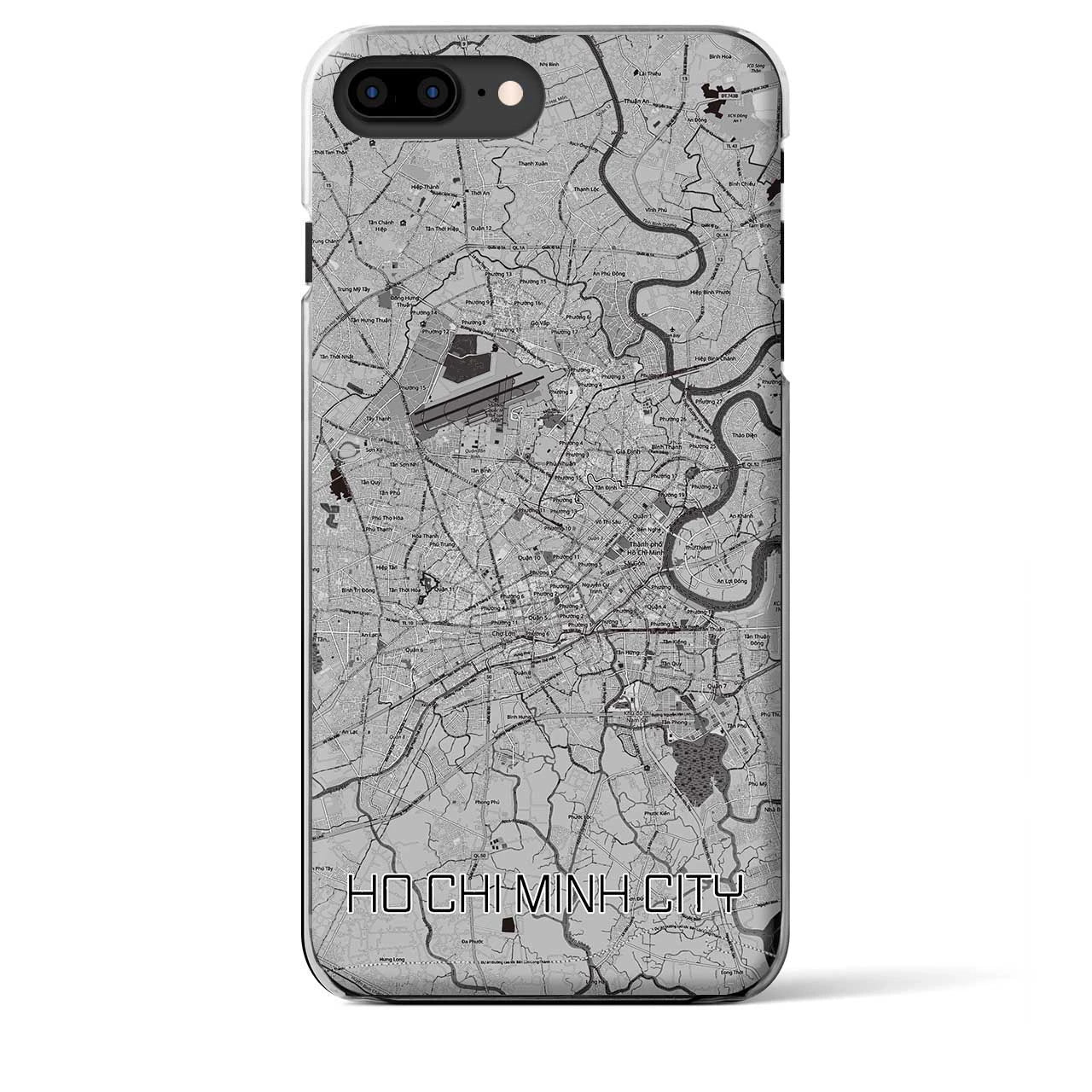 【ホーチミン(ベトナム)】地図柄iPhoneケース(クリアタイプ)