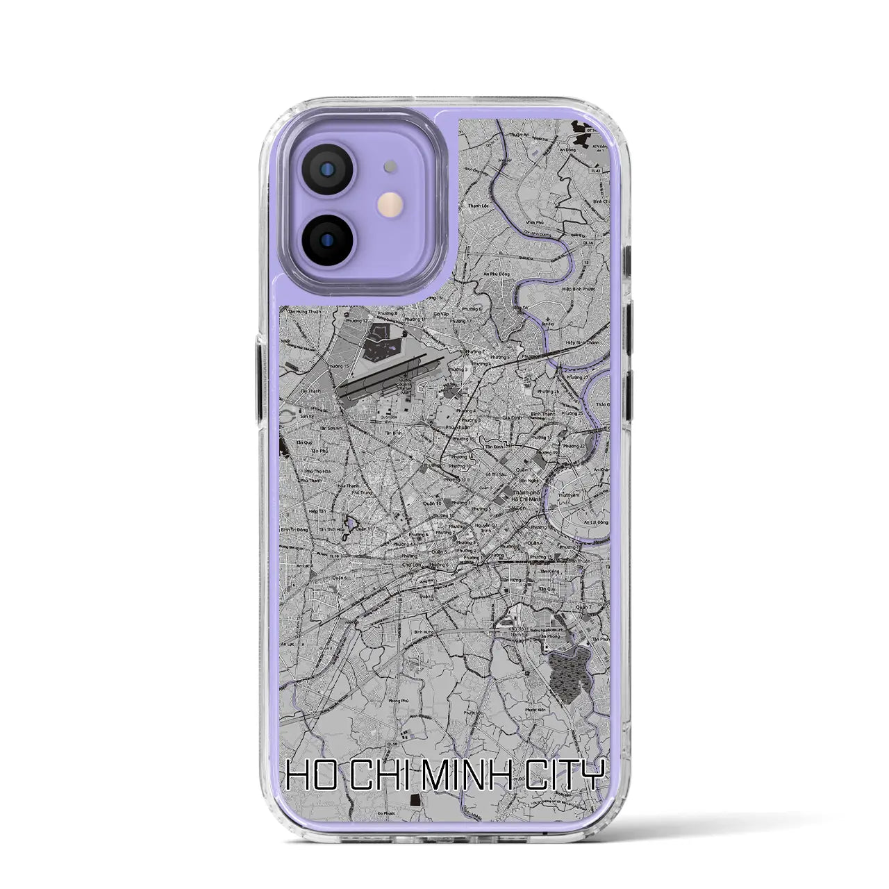 【ホーチミン(ベトナム)】地図柄iPhoneケース(MagSafeタイプ)