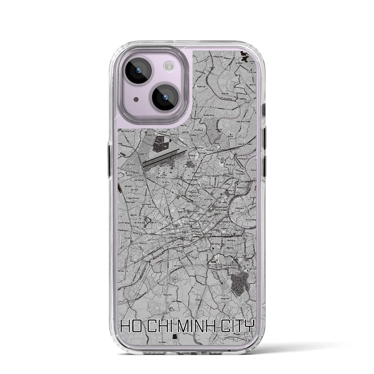【ホーチミン(ベトナム)】地図柄iPhoneケース(MagSafeタイプ)