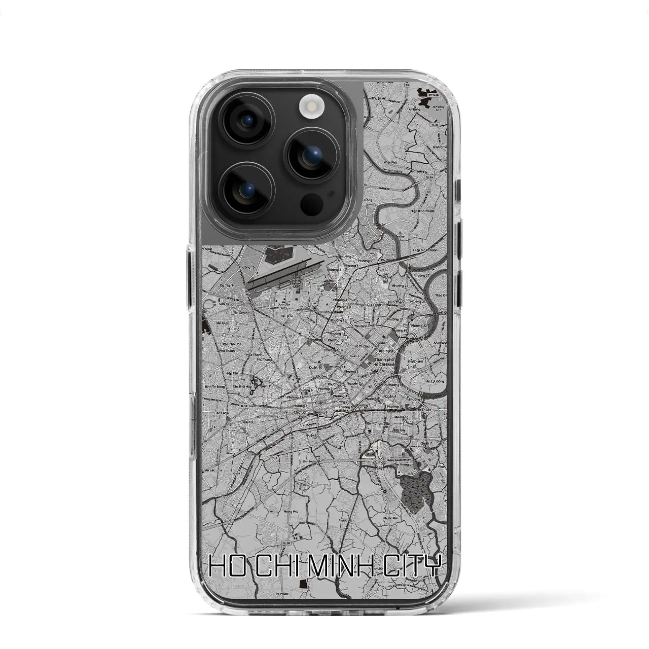 【ホーチミン(ベトナム)】地図柄iPhoneケース(MagSafeタイプ)