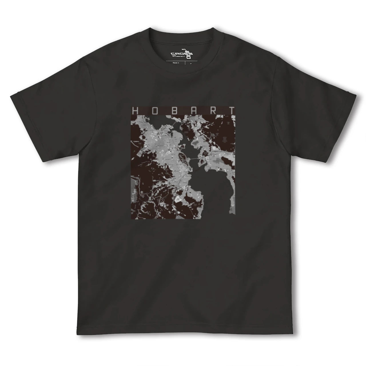 【ホバート(オーストラリア)】地図柄ヘビーウェイトTシャツ