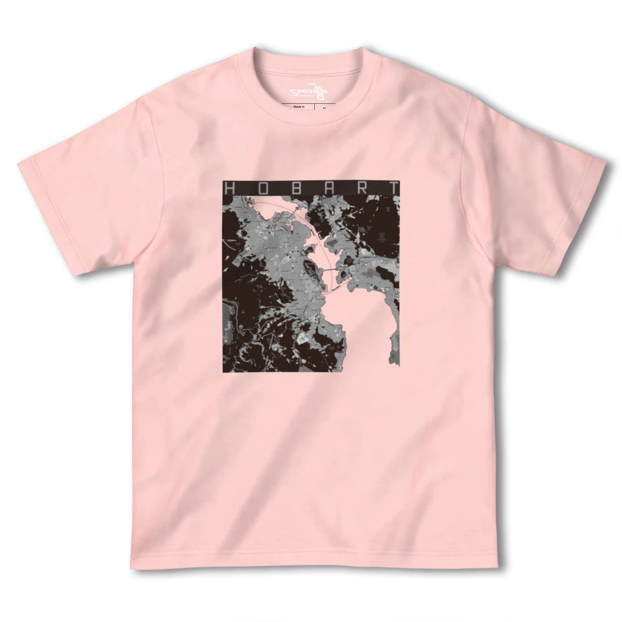 【ホバート(オーストラリア)】地図柄ヘビーウェイトTシャツ