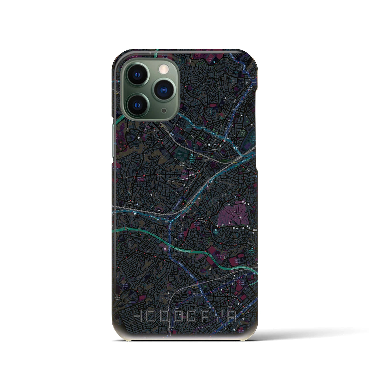 【保土ケ谷(神奈川県)】地図柄iPhoneケース(バックカバータイプ)