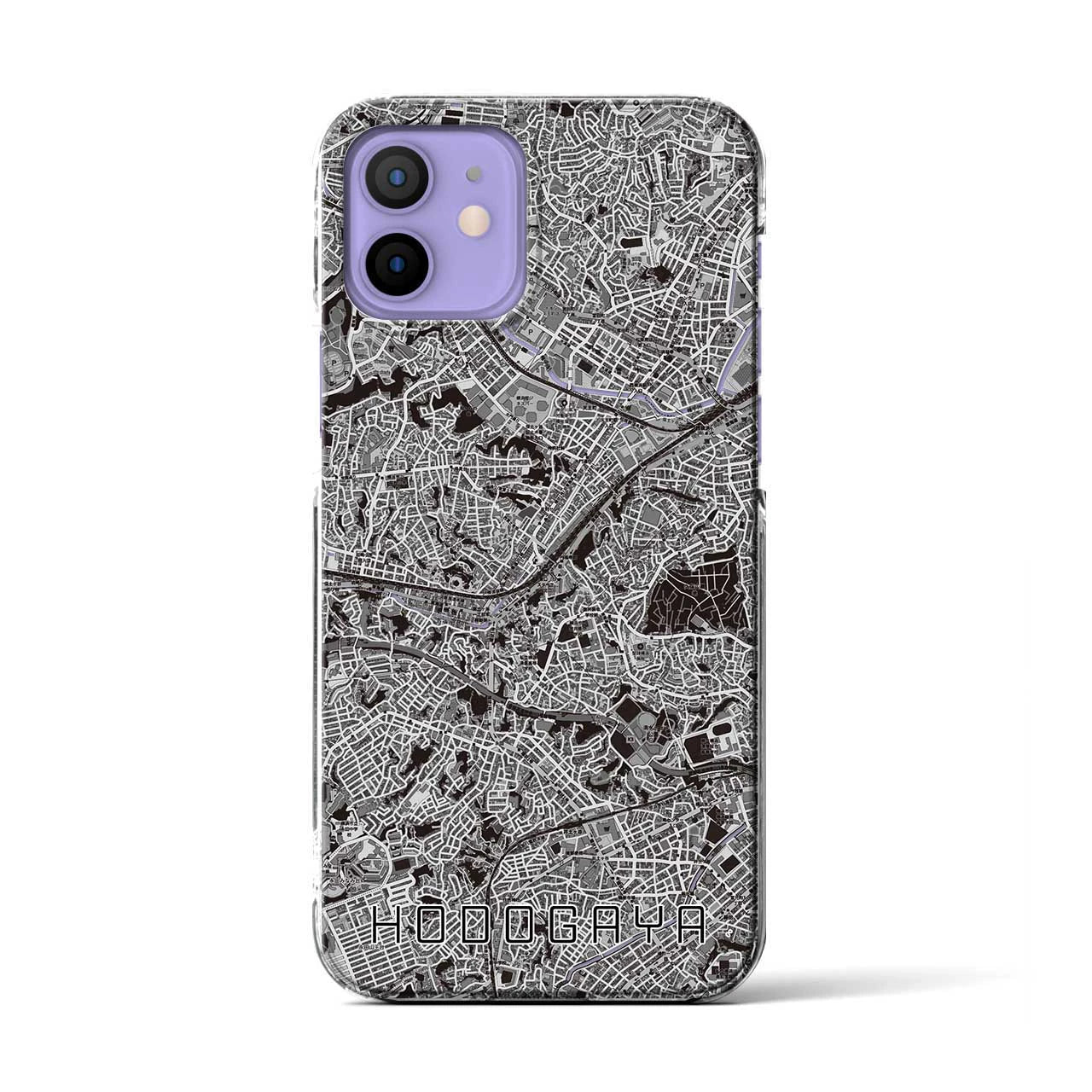 【保土ケ谷(神奈川県)】地図柄iPhoneケース(クリアタイプ)