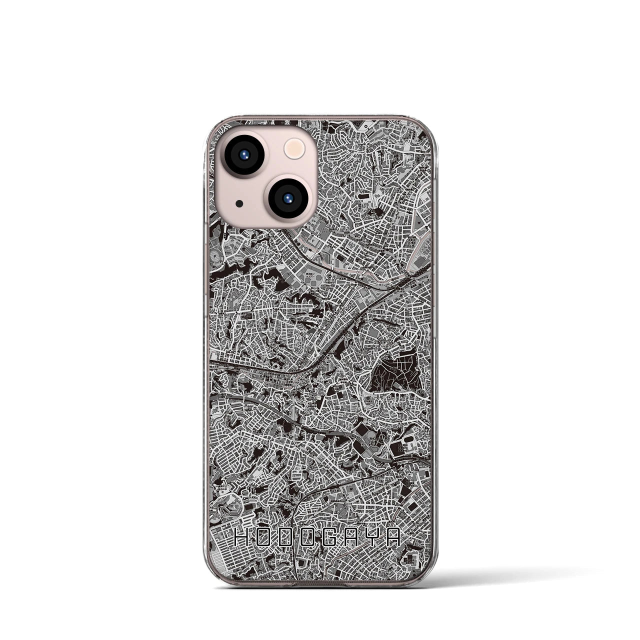 【保土ケ谷(神奈川県)】地図柄iPhoneケース(クリアタイプ)