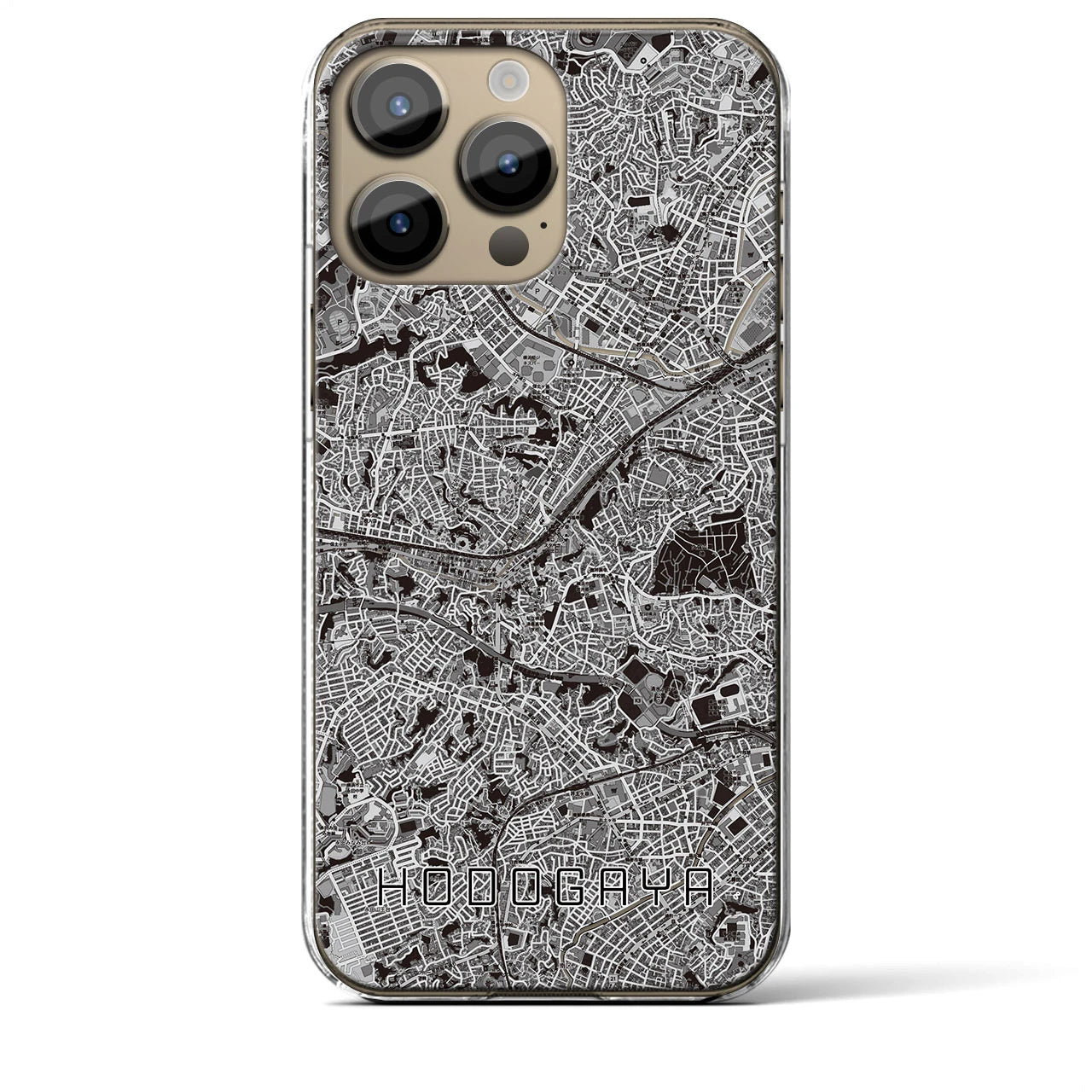 【保土ケ谷(神奈川県)】地図柄iPhoneケース(クリアタイプ)