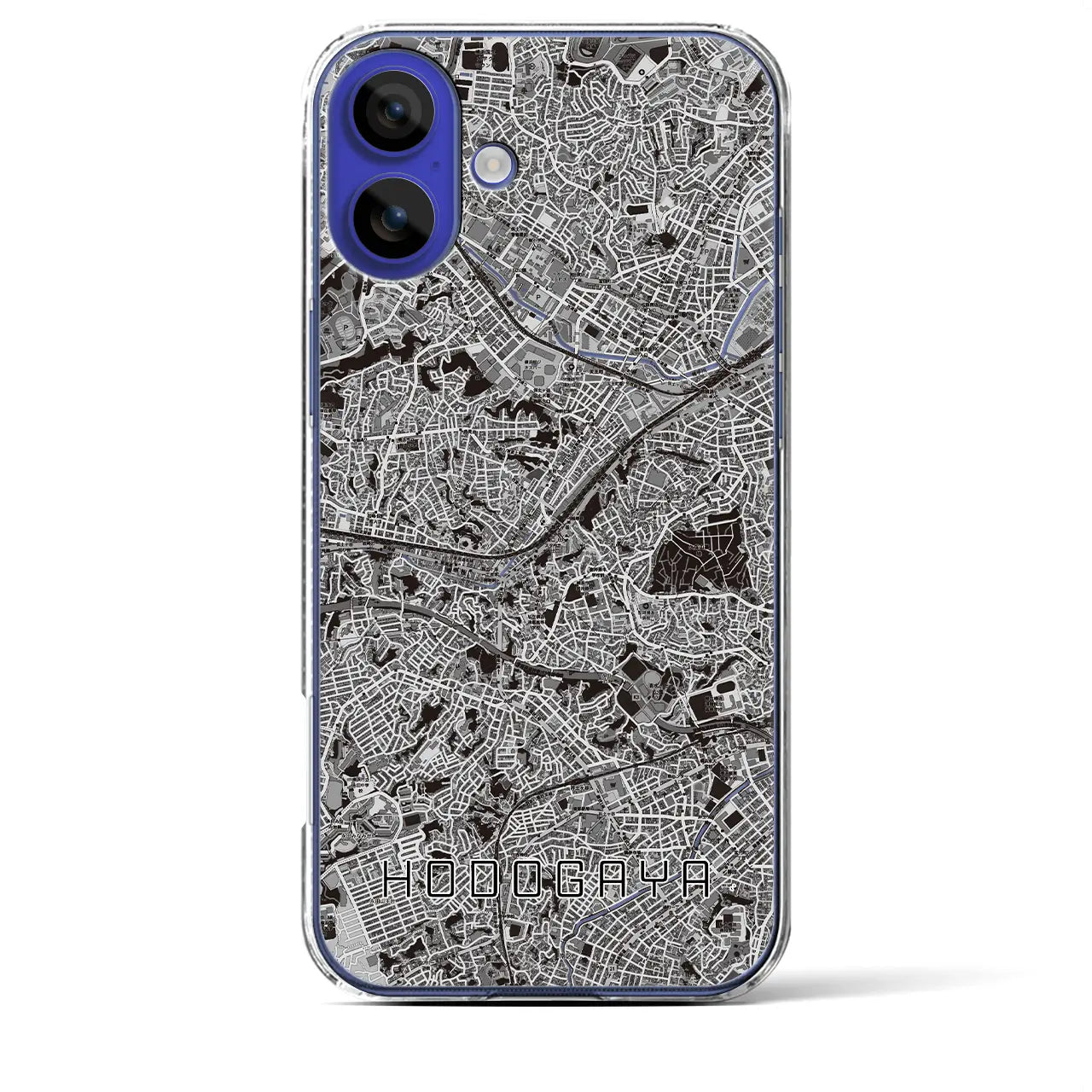 【保土ケ谷(神奈川県)】地図柄iPhoneケース(クリアタイプ)