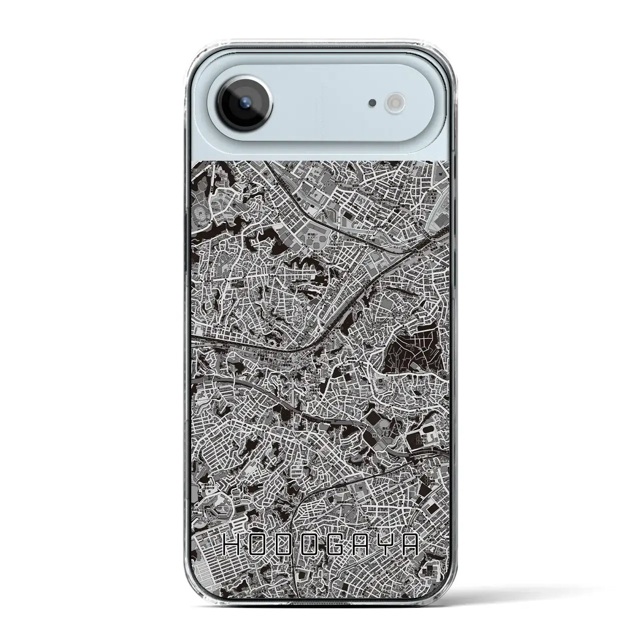 【保土ケ谷(神奈川県)】地図柄iPhoneケース(クリアタイプ)