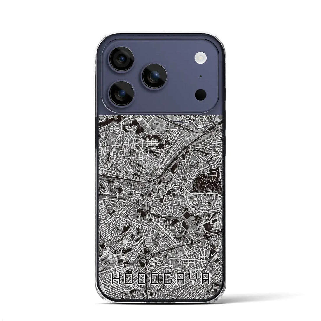 【保土ケ谷(神奈川県)】地図柄iPhoneケース(クリアタイプ)