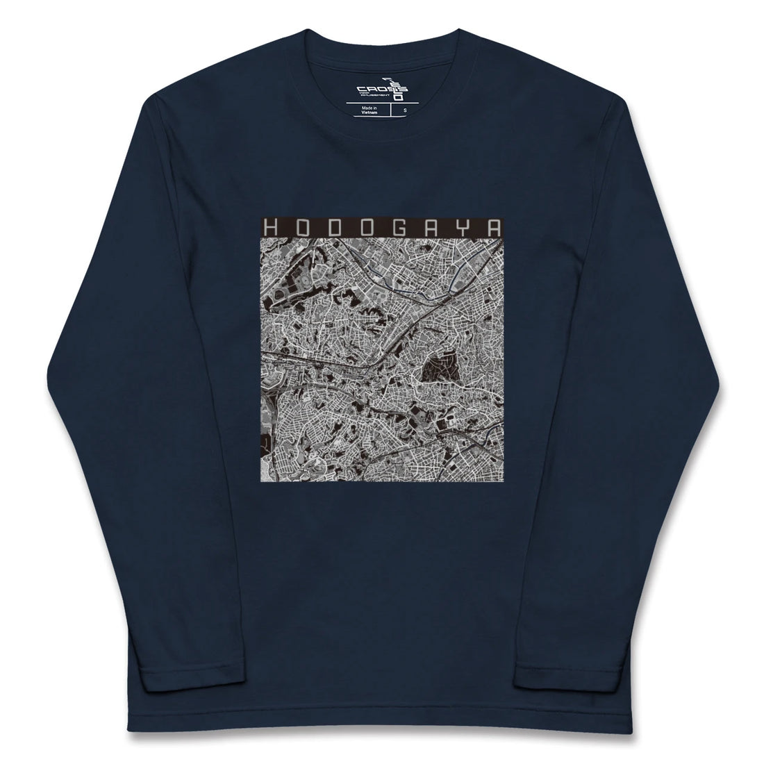 【保土ケ谷(神奈川県)】地図柄ロングスリーブTシャツ