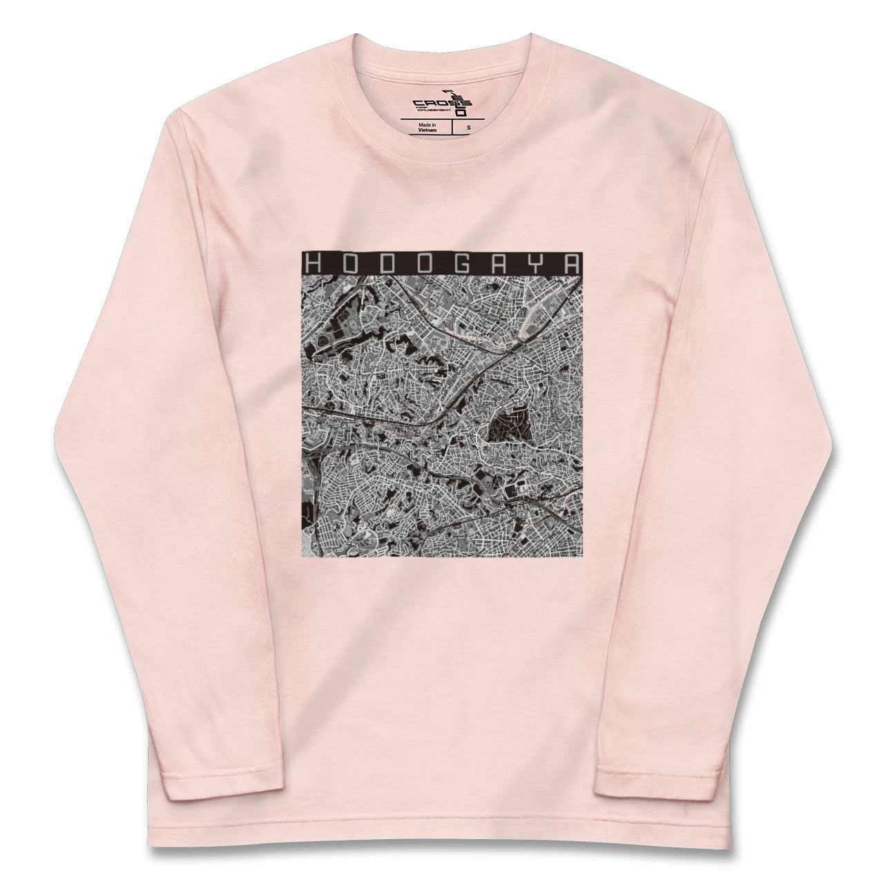 【保土ケ谷(神奈川県)】地図柄ロングスリーブTシャツ