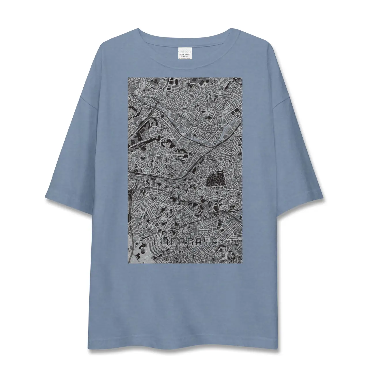 【保土ケ谷(神奈川県)】地図柄ビッグシルエットTシャツ