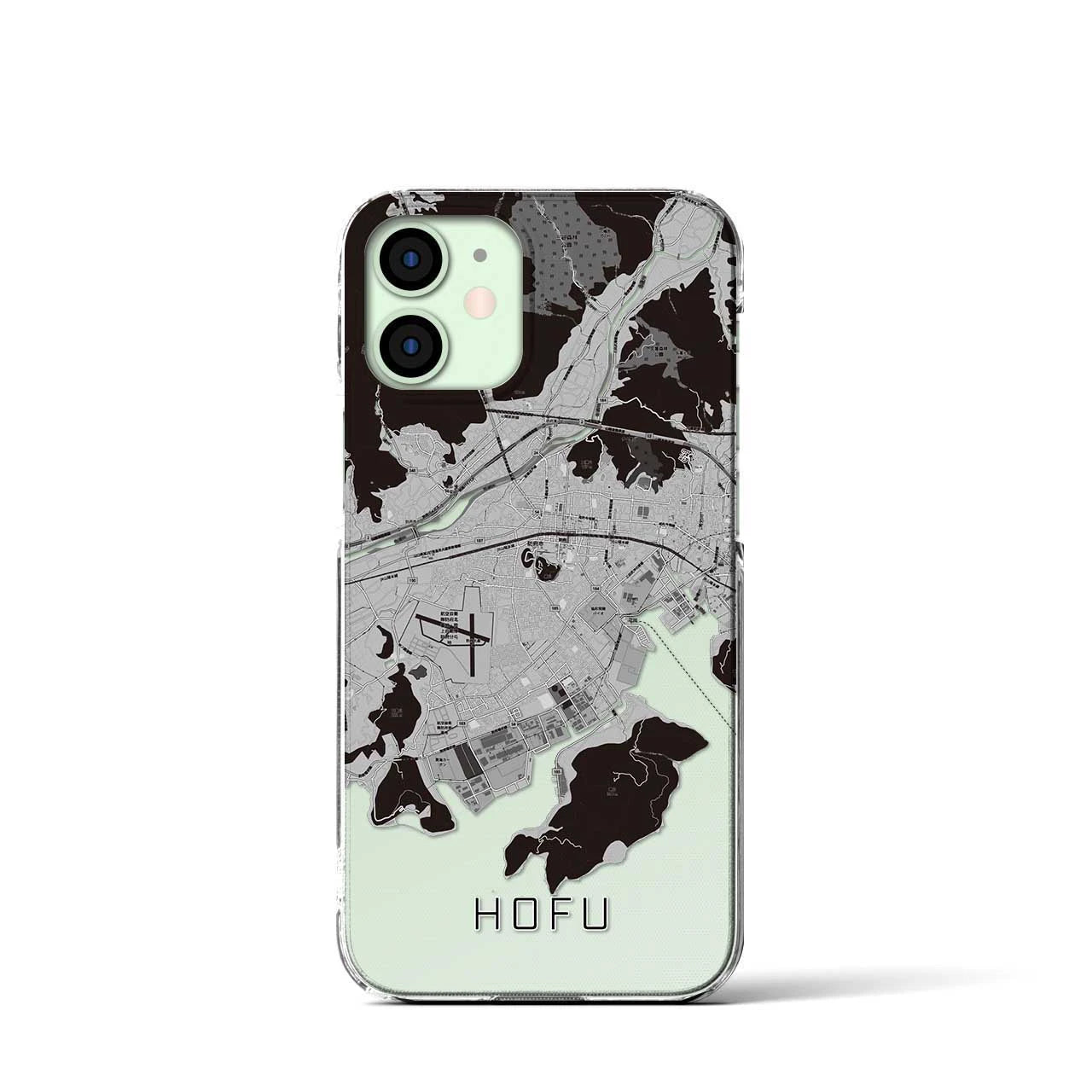 【防府(山口県)】地図柄iPhoneケース(クリアタイプ)