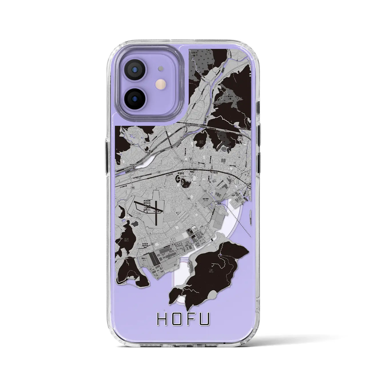 【防府(山口県)】地図柄iPhoneケース(MagSafeタイプ)
