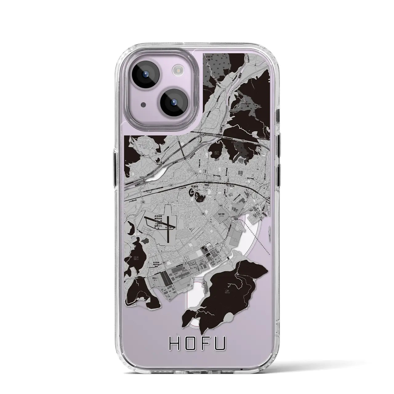 【防府(山口県)】地図柄iPhoneケース(MagSafeタイプ)