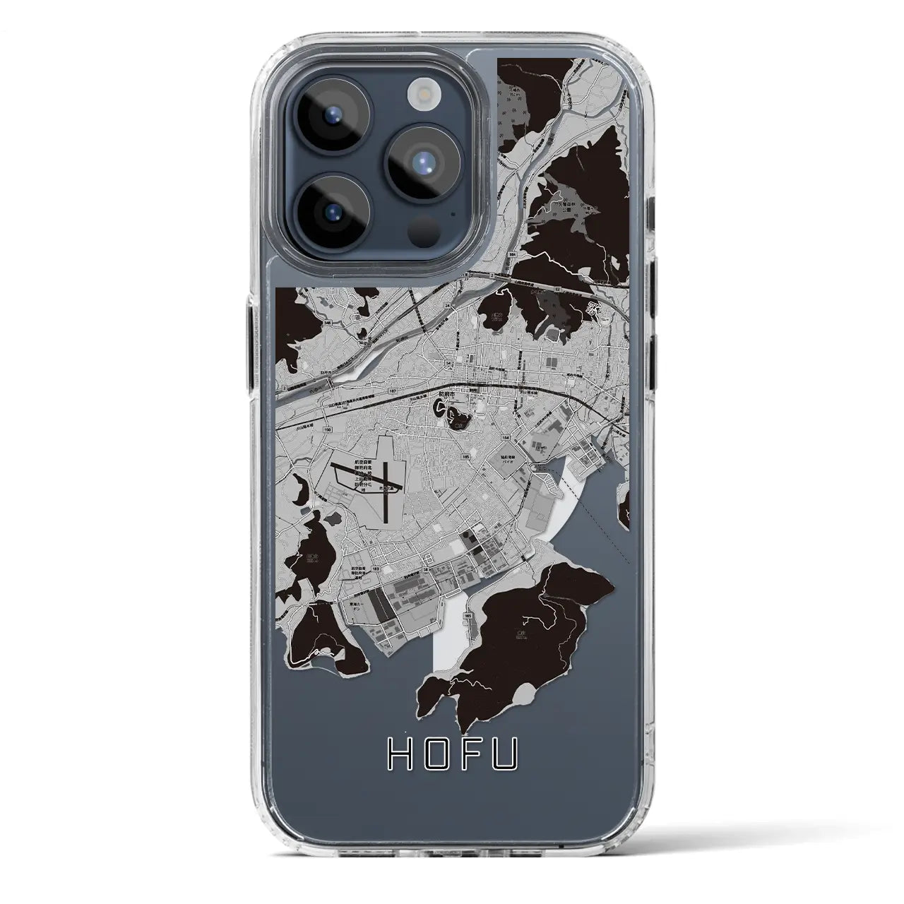 【防府(山口県)】地図柄iPhoneケース(MagSafeタイプ)