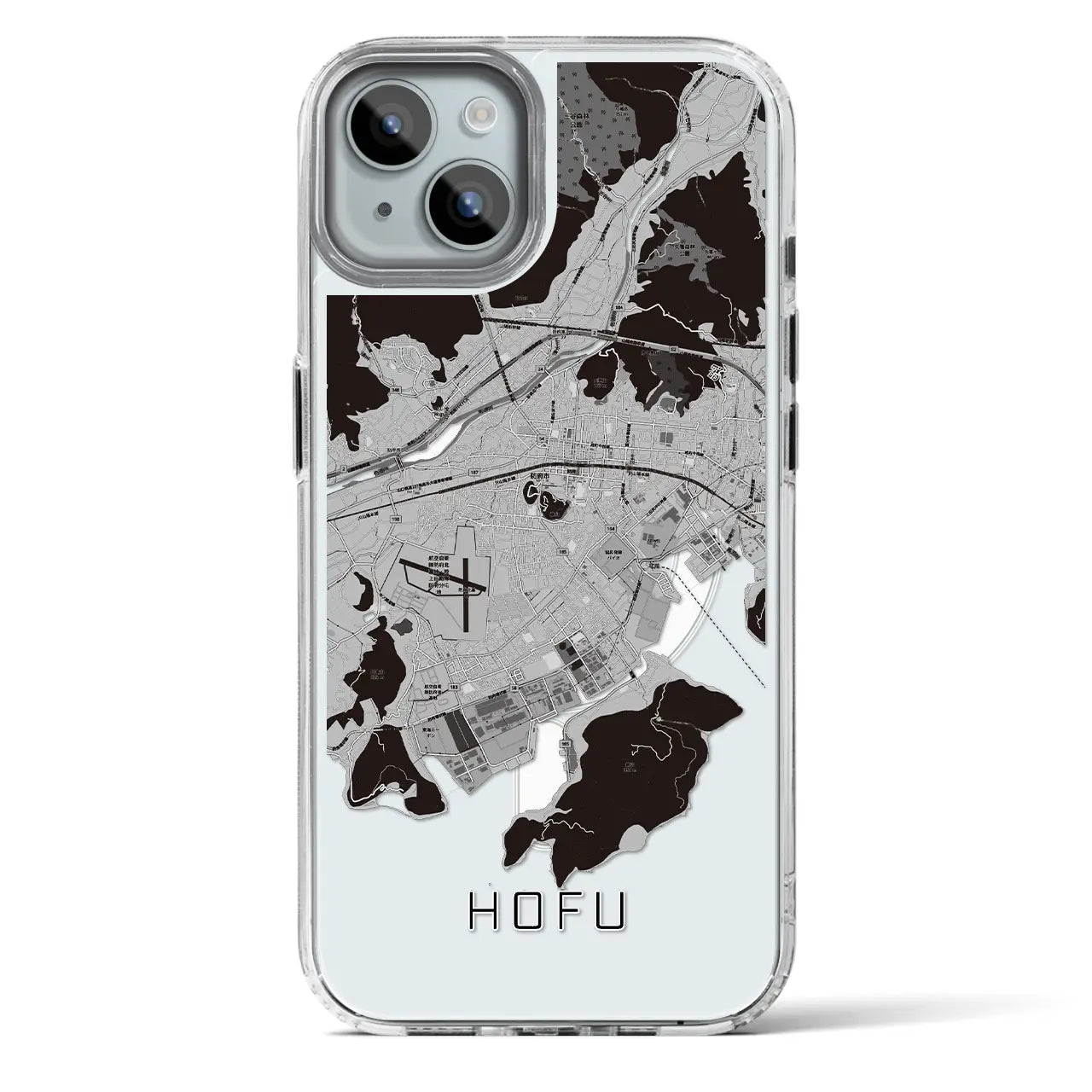 【防府(山口県)】地図柄iPhoneケース(MagSafeタイプ)