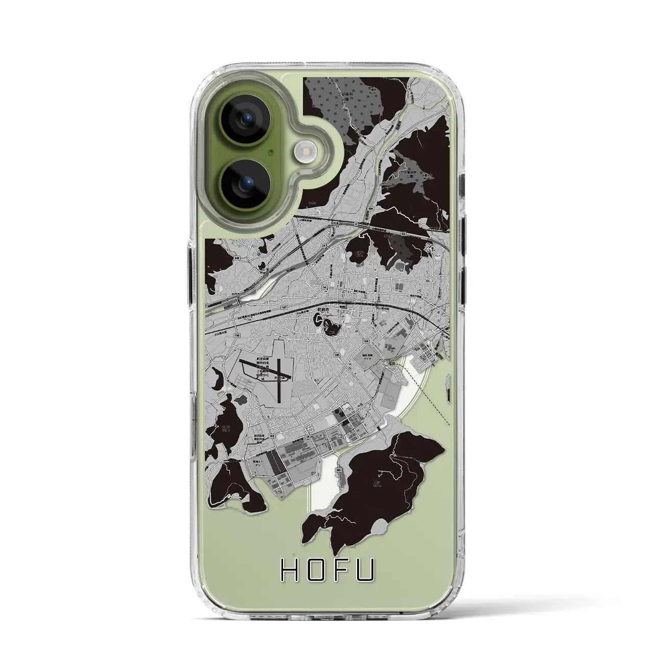 【防府(山口県)】地図柄iPhoneケース(MagSafeタイプ)