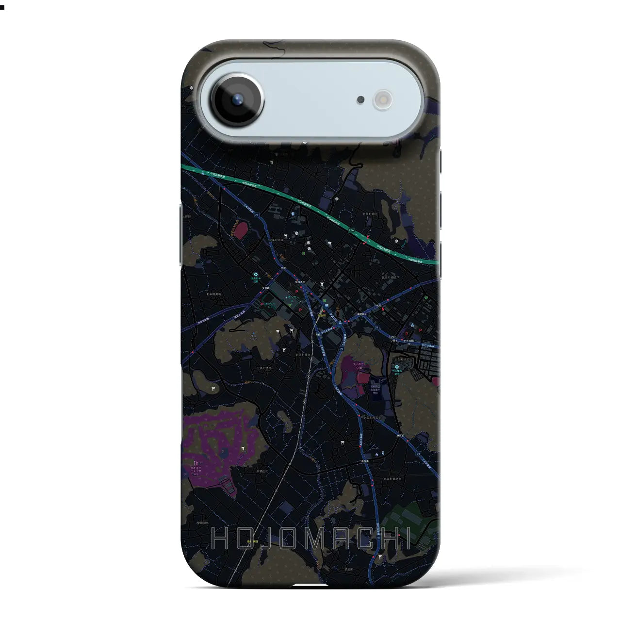 【北条町(兵庫県)】地図柄iPhoneケース(バックカバータイプ)