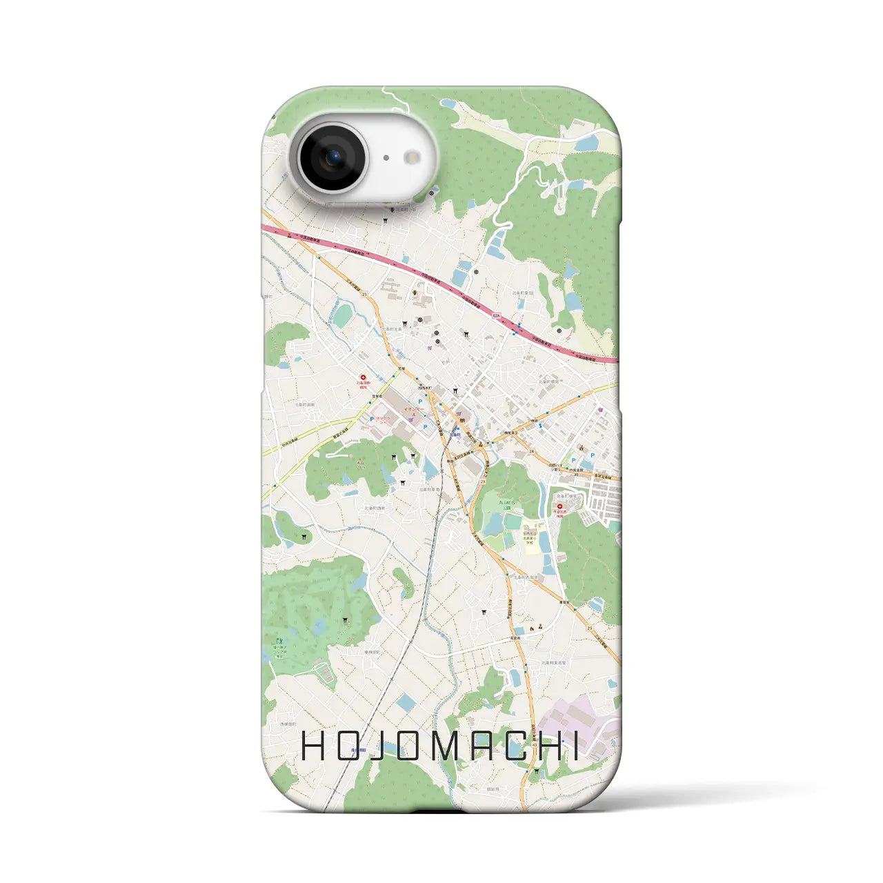 【北条町(兵庫県)】地図柄iPhoneケース(バックカバータイプ)