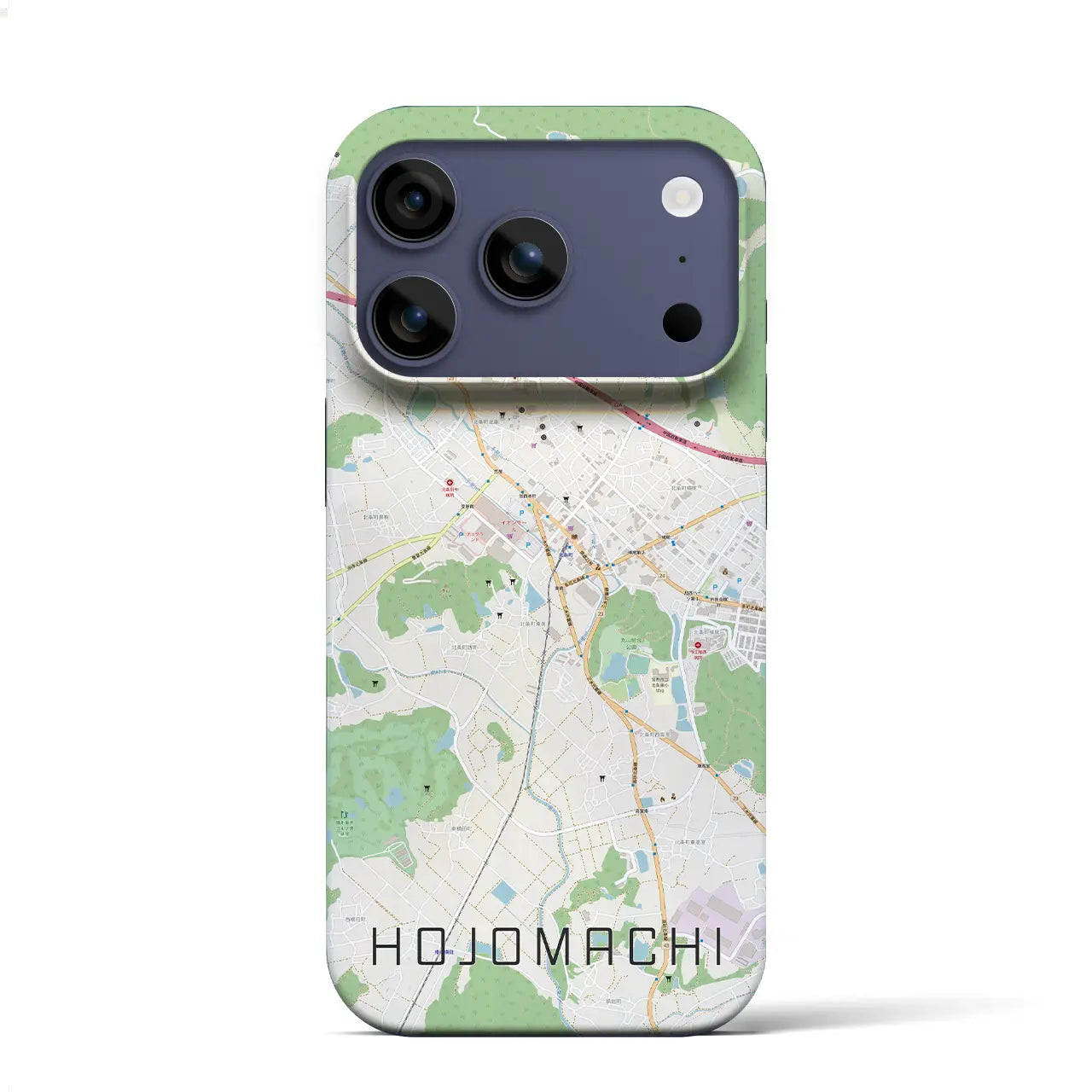 【北条町(兵庫県)】地図柄iPhoneケース(バックカバータイプ)