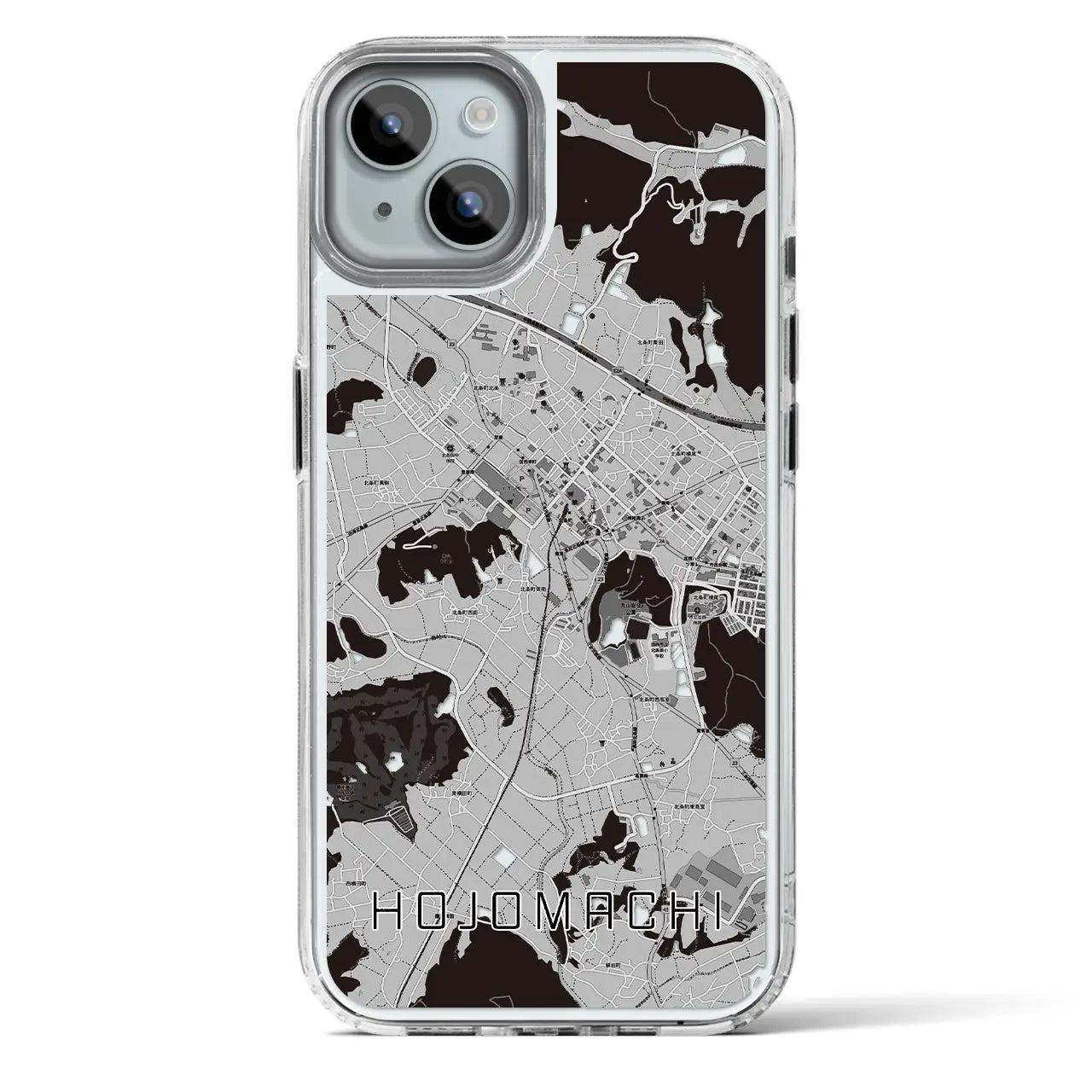 【北条町(兵庫県)】地図柄iPhoneケース(MagSafeタイプ)