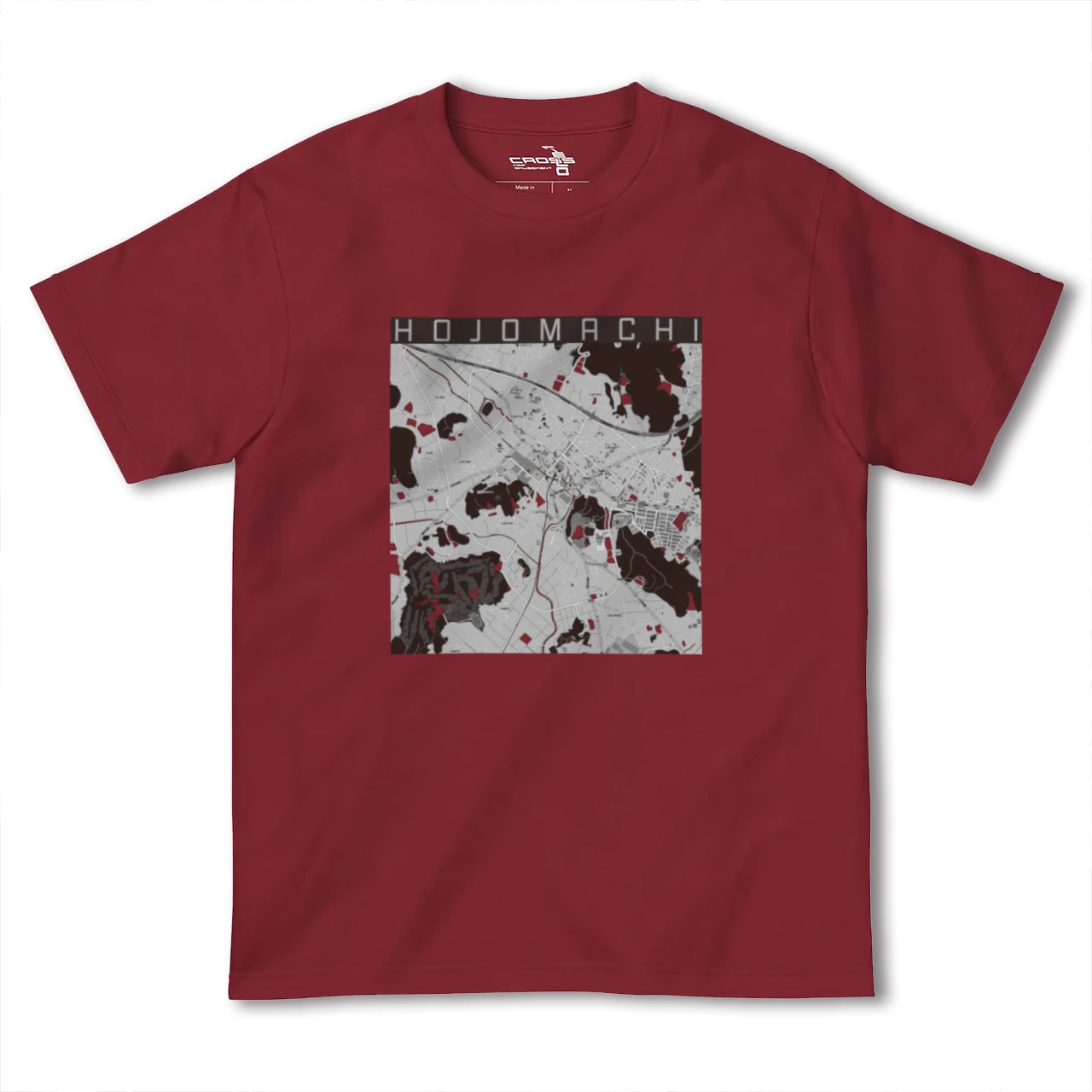【北条町(兵庫県)】地図柄ヘビーウェイトTシャツ