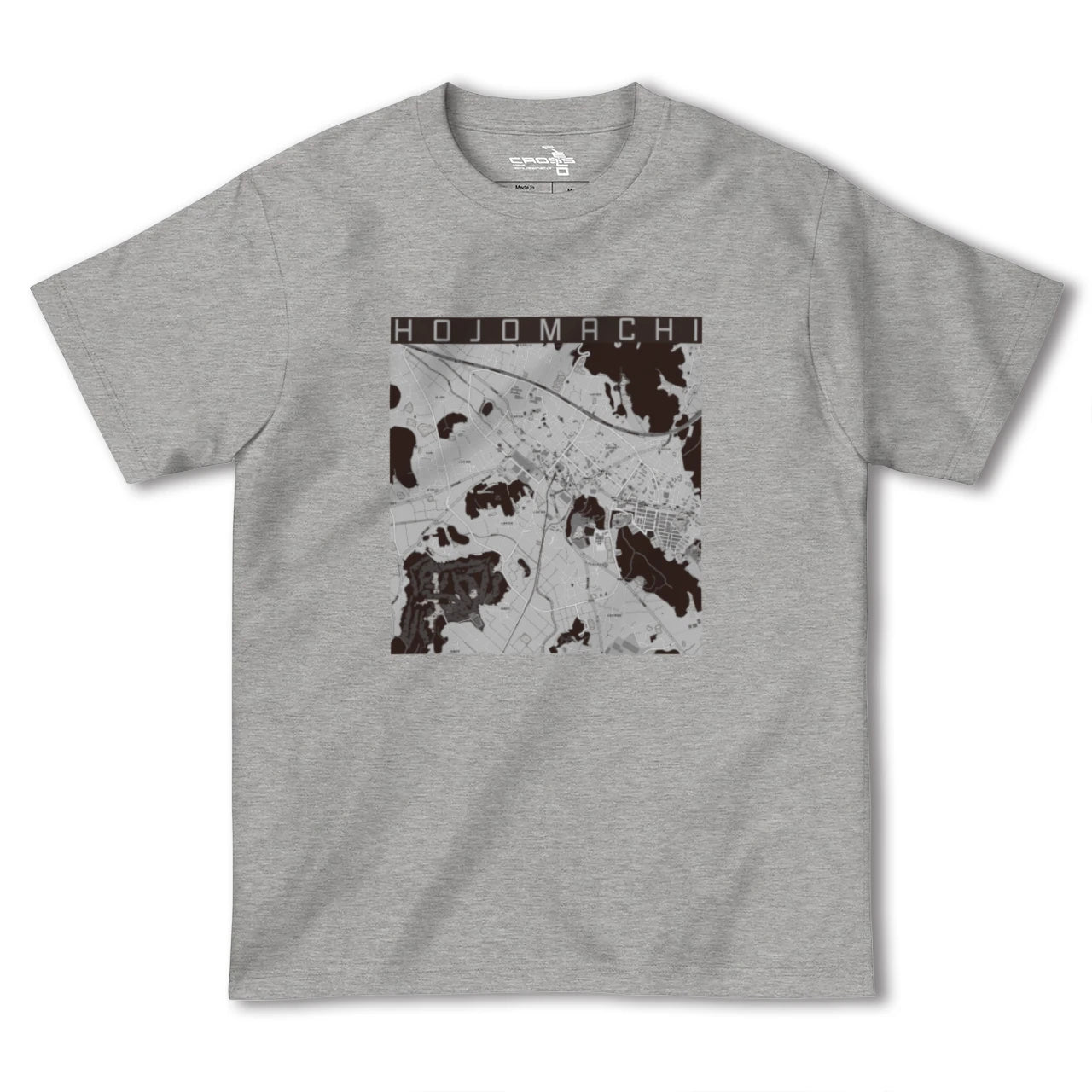 【北条町(兵庫県)】地図柄ヘビーウェイトTシャツ