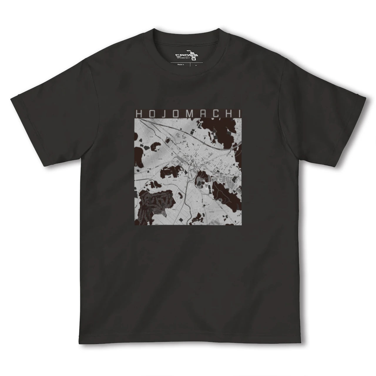 【北条町(兵庫県)】地図柄ヘビーウェイトTシャツ