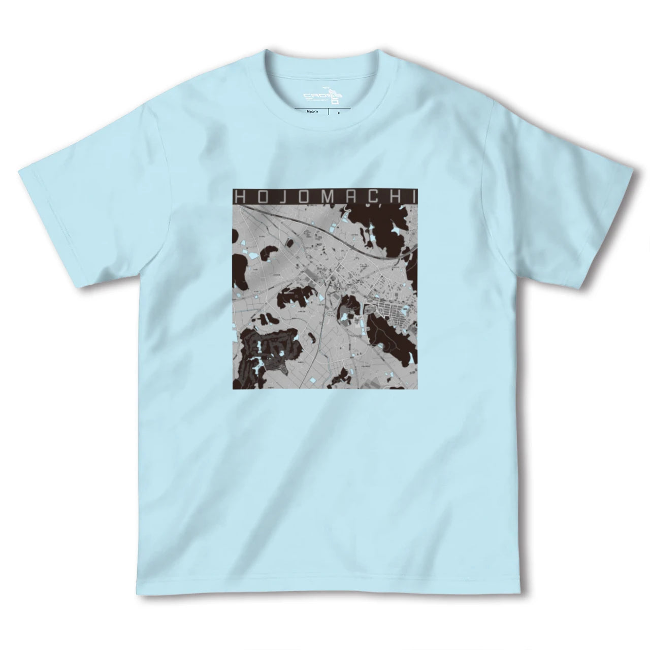 【北条町(兵庫県)】地図柄ヘビーウェイトTシャツ