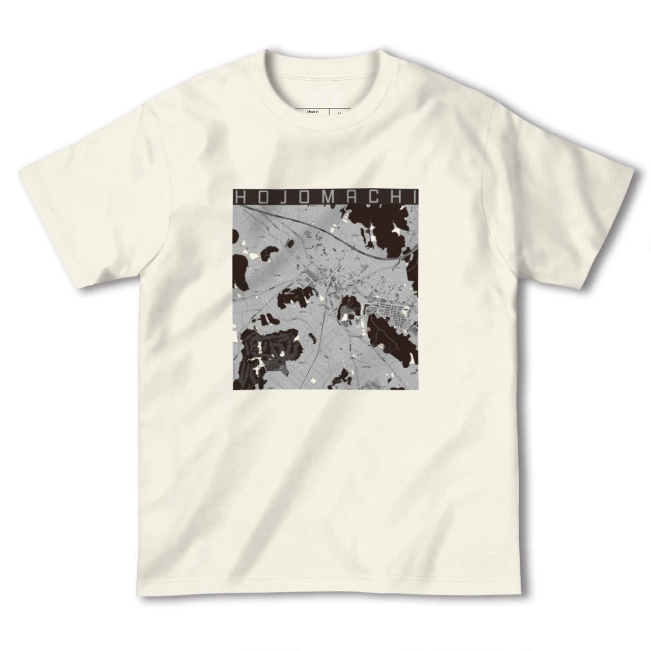 【北条町(兵庫県)】地図柄ヘビーウェイトTシャツ